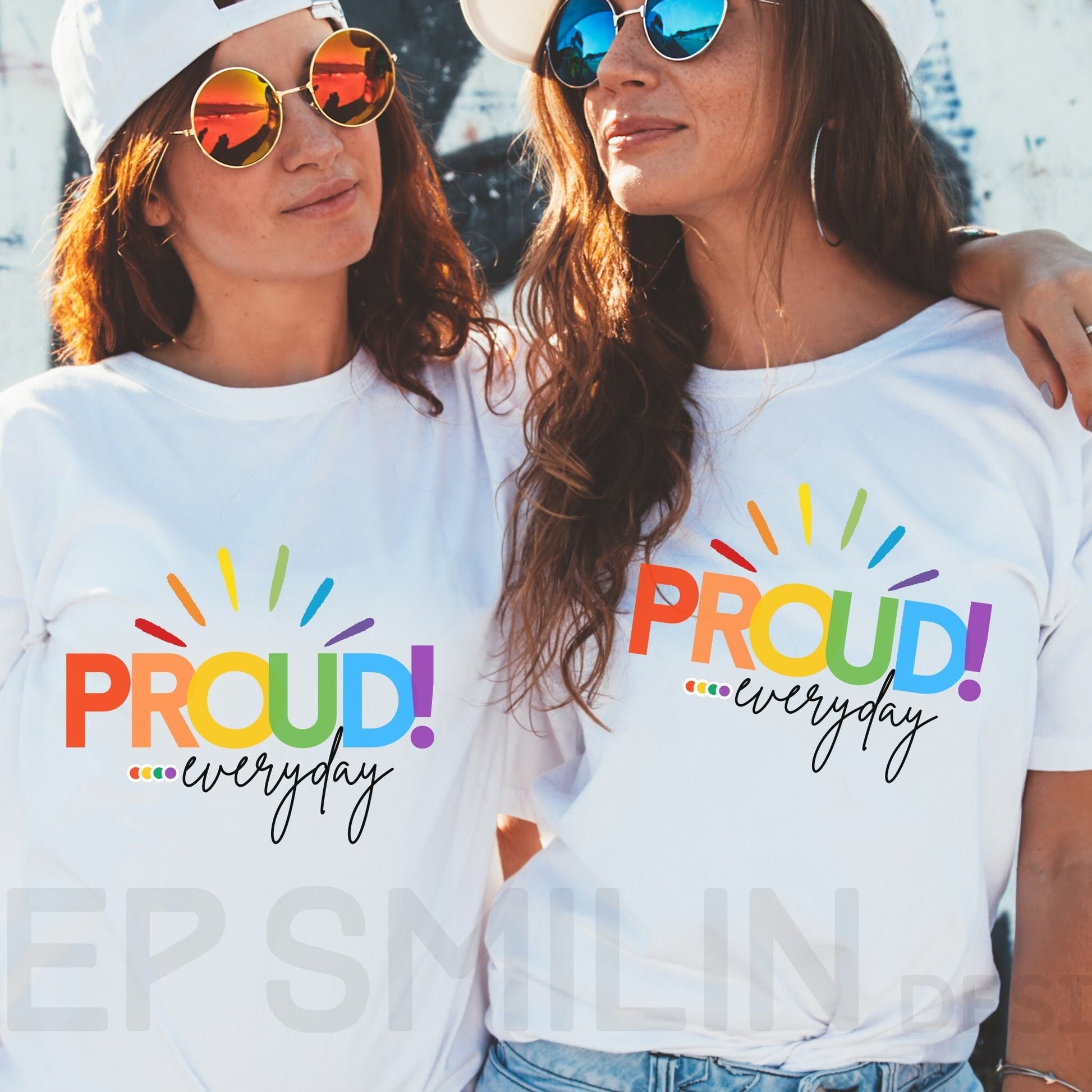 Proud everyday! Love Wins Rainbow Pride Shirt - LGBTQ+ Equality Tee,Cotton, Unisex,Super Soft