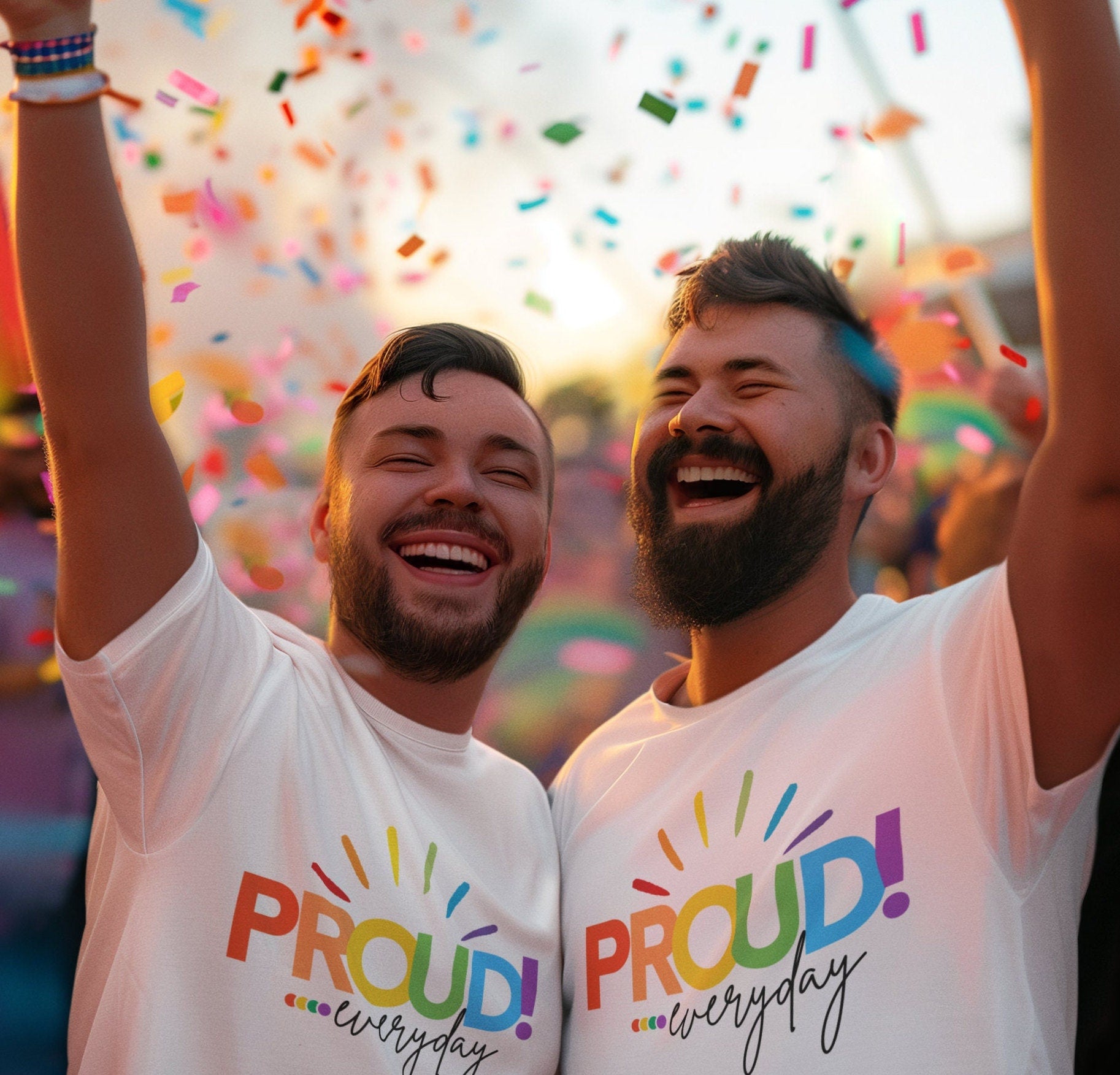 Proud everyday! Love Wins Rainbow Pride Shirt - LGBTQ+ Equality Tee,Cotton, Unisex,Super Soft