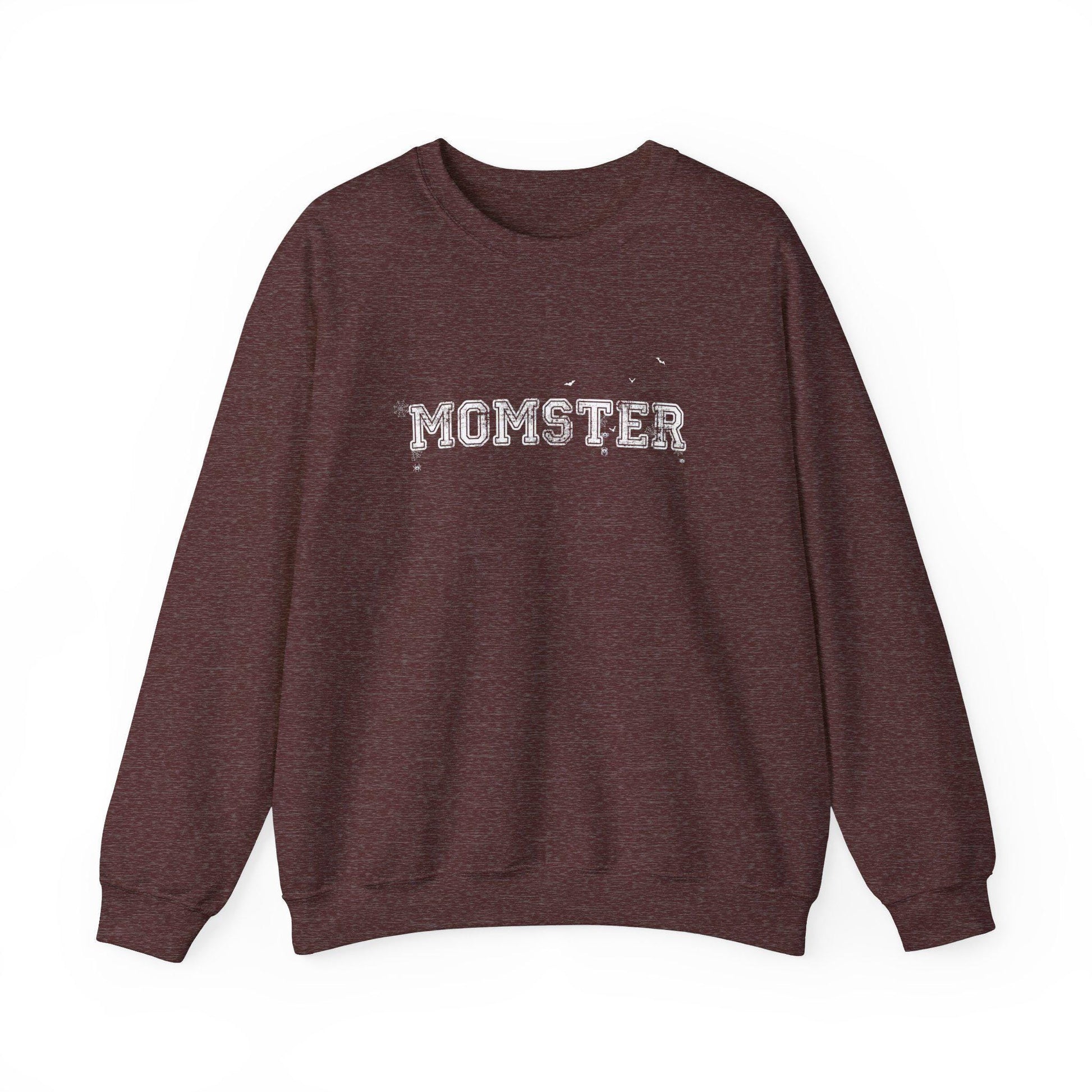 MOMSTER Crewneck Sweatshirt,Halloween Sweatshirt, Halloween apparel,CozyHalloween sweatshirt,Trick or treat shirt,Modern,Retro Halloween