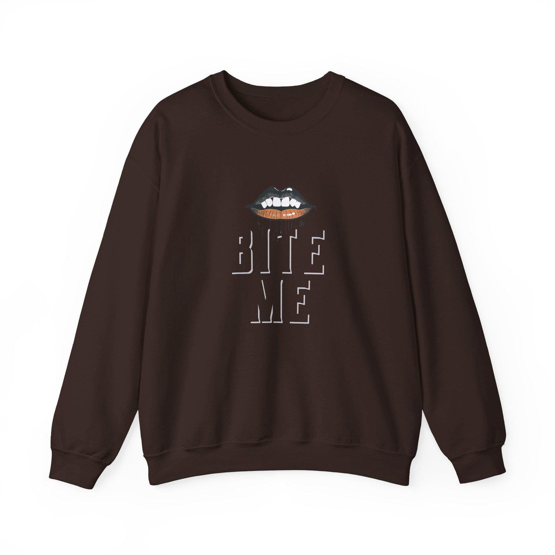 BITE ME Crewneck Sweatshirt,Halloween Sweatshirt, Halloween apparel, CozyHalloween sweatshirt, Trick or treat shirt,Sassy Halloween, Modern