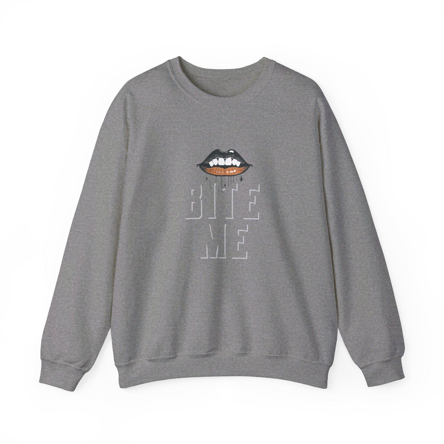 BITE ME Crewneck Sweatshirt,Halloween Sweatshirt, Halloween apparel, CozyHalloween sweatshirt, Trick or treat shirt,Sassy Halloween, Modern