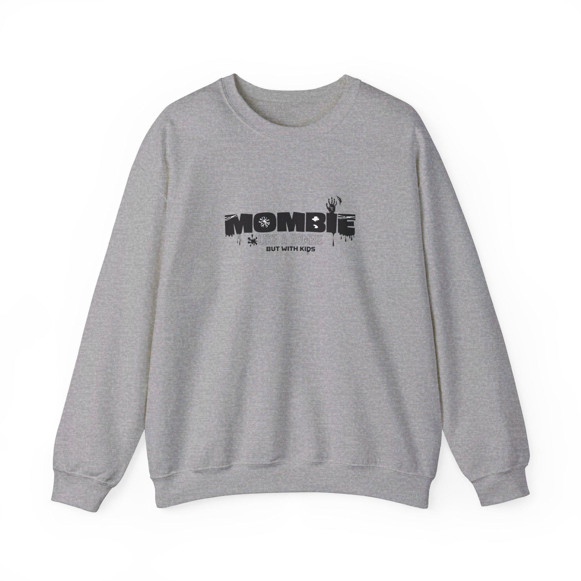 MOMBIE Like A Zombie but with Kids Crewneck Sweatshirt,Halloween Sweatshirt,Halloween apparel,CozyHalloween sweatshirt,Trick or treat shirt