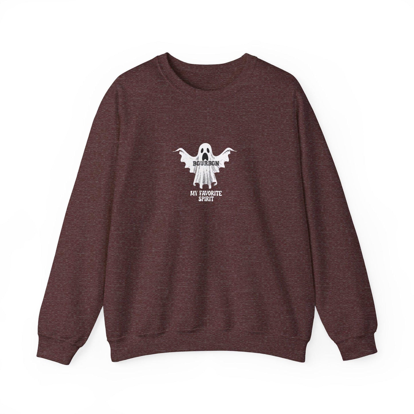 Bourbon My Favorite SPIRIT Crewneck Sweatshirt,Halloween Sweatshirt, Halloween apparel, Cozy Halloween sweatshirt,Trick or treat shirt,Retro