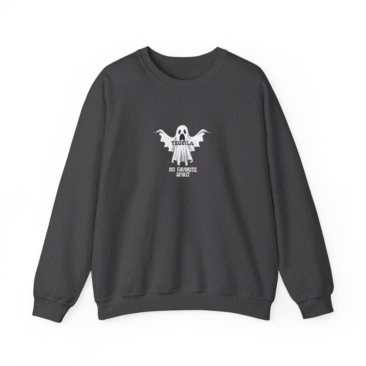 My Favorite Spirit Tequila Crewneck Sweatshirt,Halloween Sweatshirt, Halloween apparel, Cozy Halloween sweatshirt, Trick or treat shirt