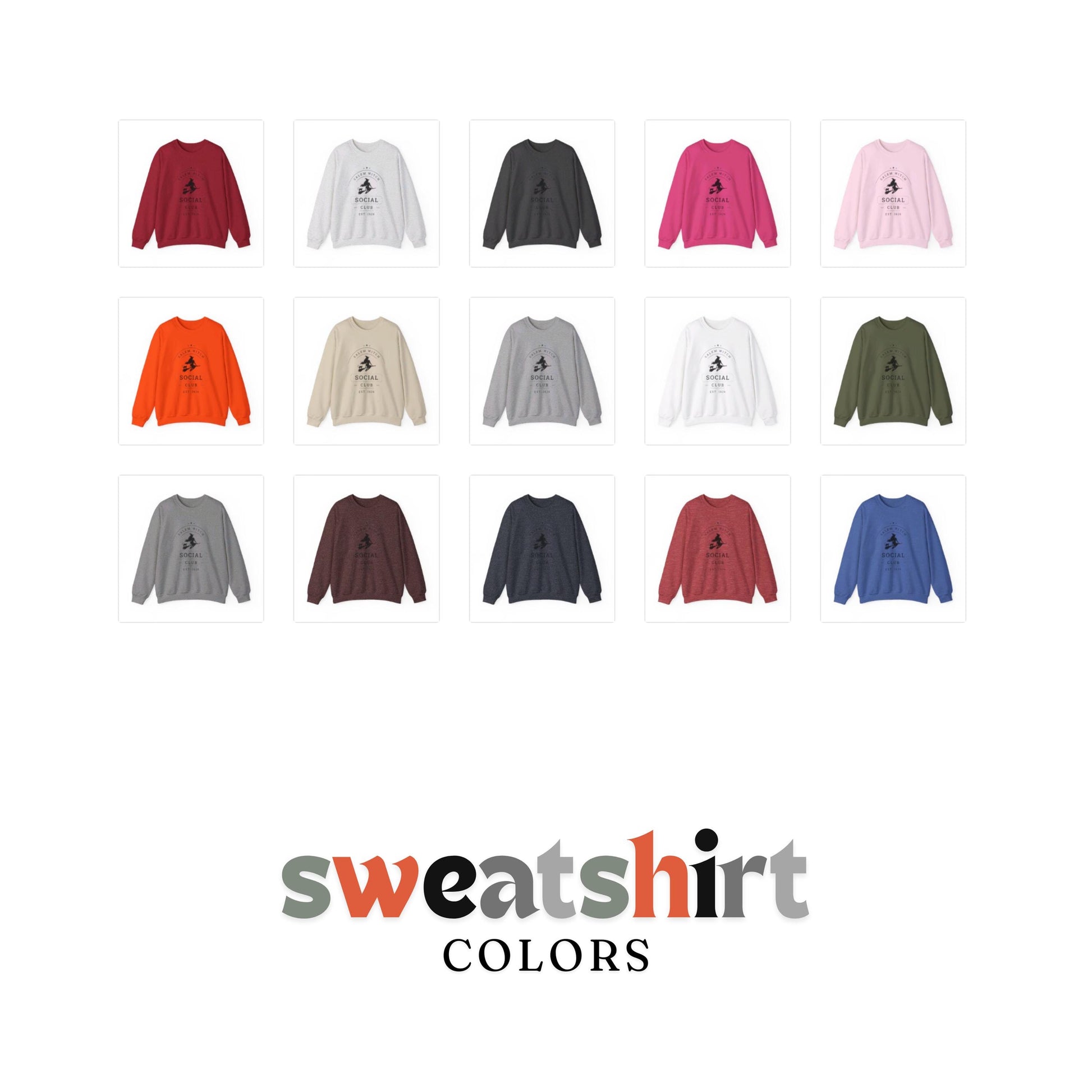 Wear this Halloween Sweatshirt for the Halloween Fan! Unisex sizing.
Don’t miss out on the chance to add some fun to your Halloween wardrobe. Get ready to turn heads this spooky season!