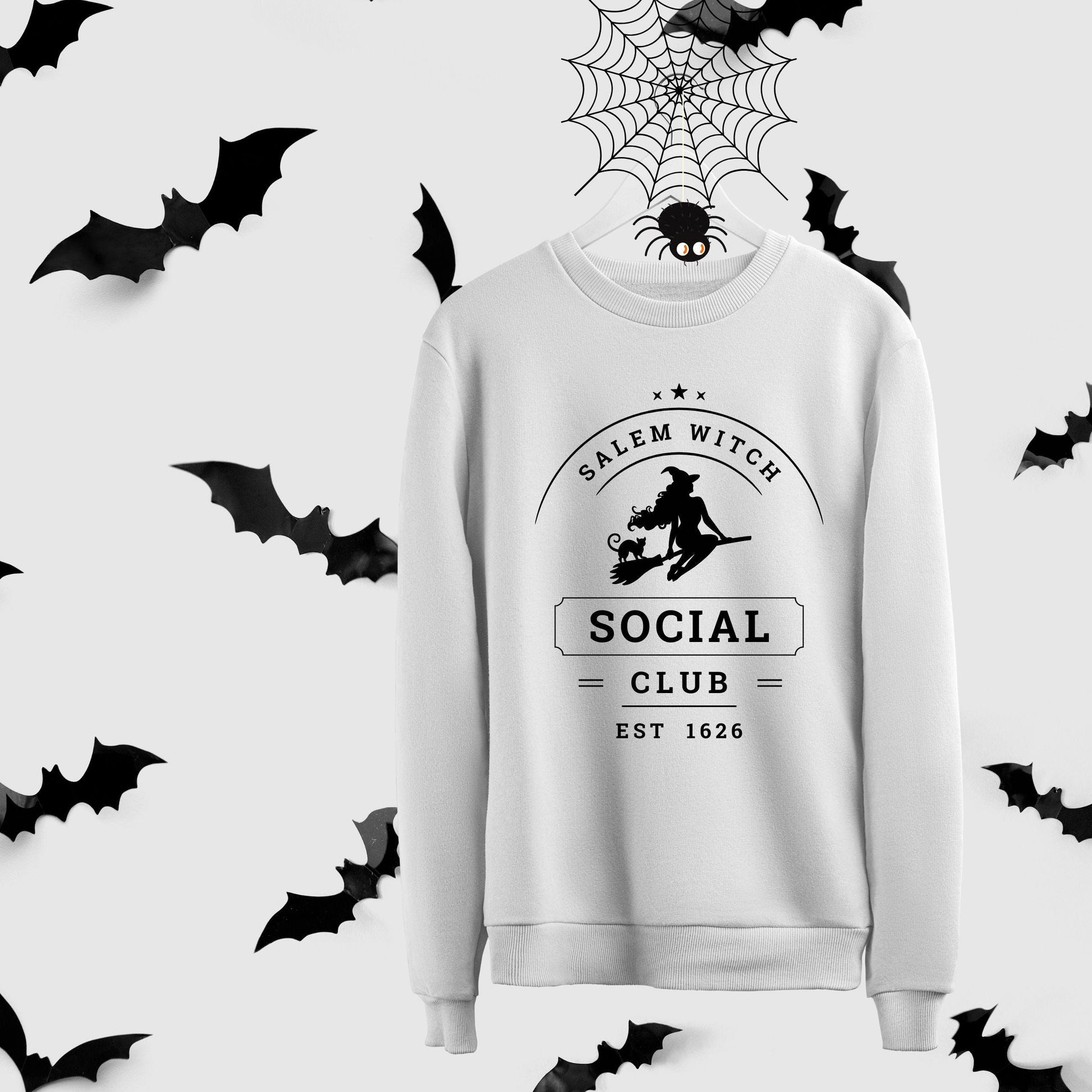 Wear this Halloween Sweatshirt for the Halloween Fan! Unisex sizing.
Don’t miss out on the chance to add some fun to your Halloween wardrobe. Get ready to turn heads this spooky season!