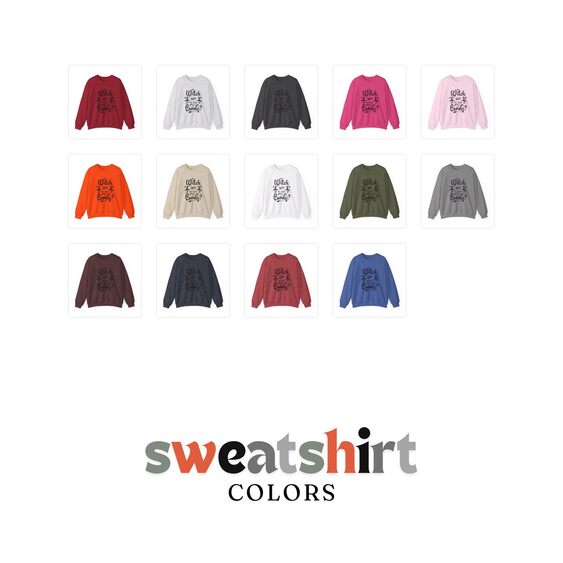 Wear this Halloween Sweatshirt for the Halloween Fan! Unisex sizing.
Don’t miss out on the chance to add some fun to your Halloween wardrobe. Get ready to turn heads this spooky season!