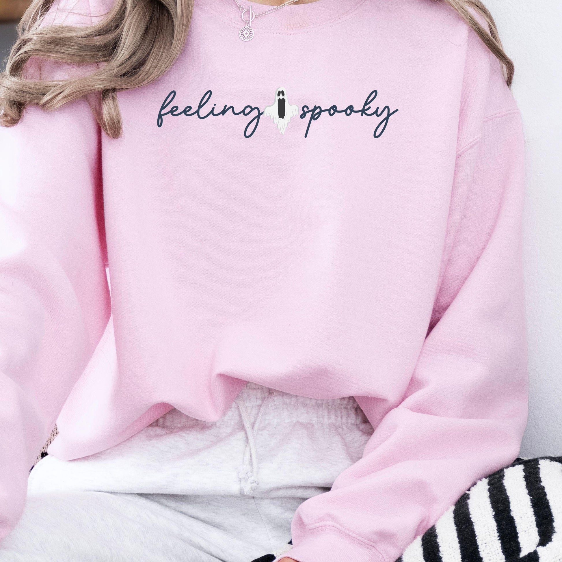 Feeling Spooky Crewneck Sweatshirt,Halloween Sweatshirt, Halloween apparel, Cozy Halloween sweatshirt, Trick or treat shirt,Modern Look