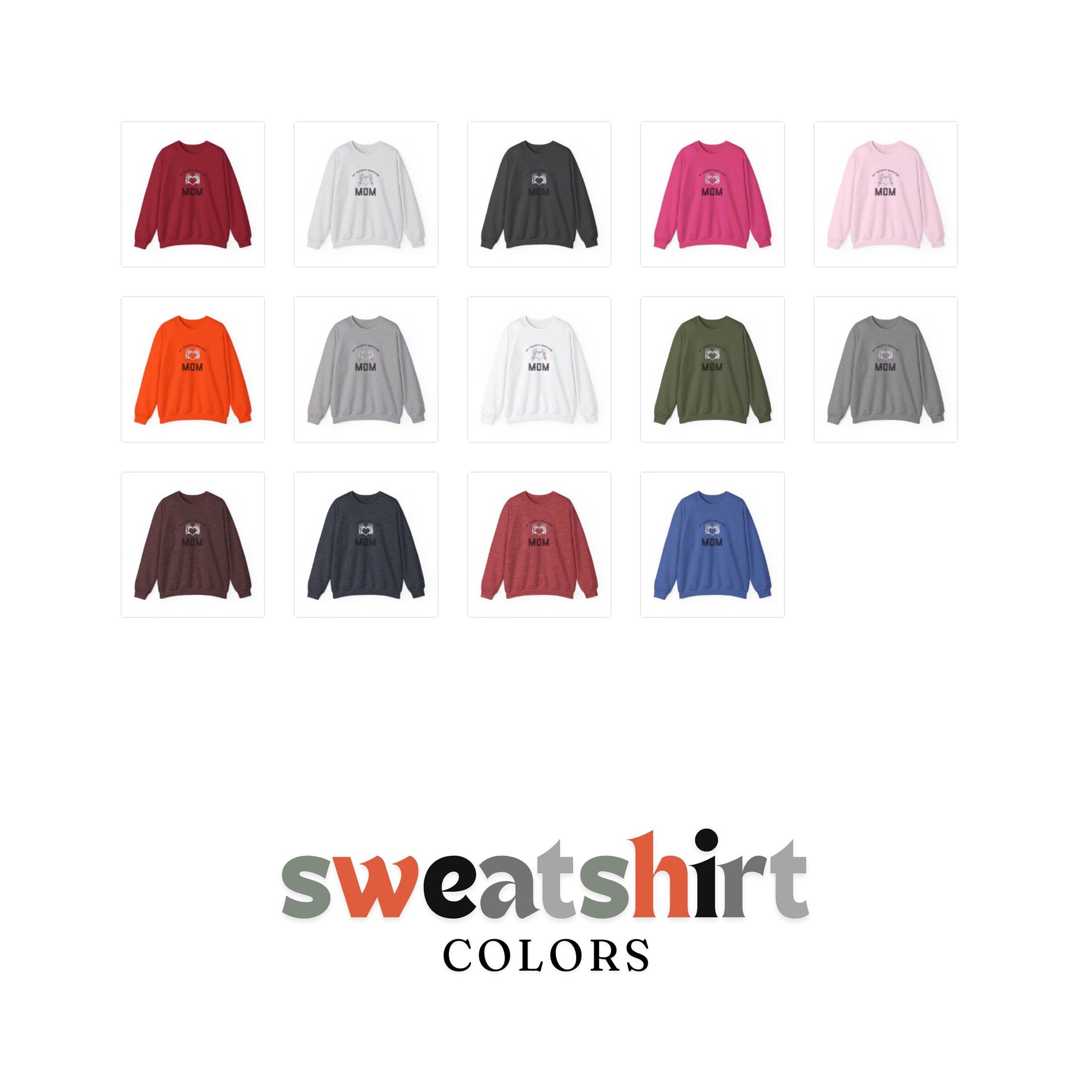 My Favorite Monsters Call Me Mom Crewneck Sweatshirt, Halloween Sweatshirt, Halloween apparel,CozyHalloween sweatshirt,Trick or treat shirt