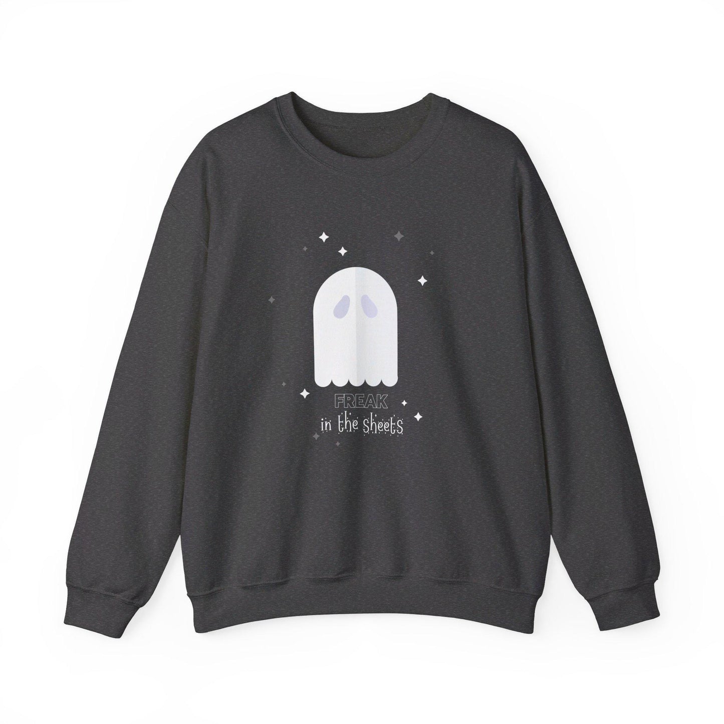 Freak In The Sheets, Halloween Crewneck Sweatshirt, Halloween apparel, Cozy Halloween sweatshirt, Trick or treat shirt, Retro Apparel