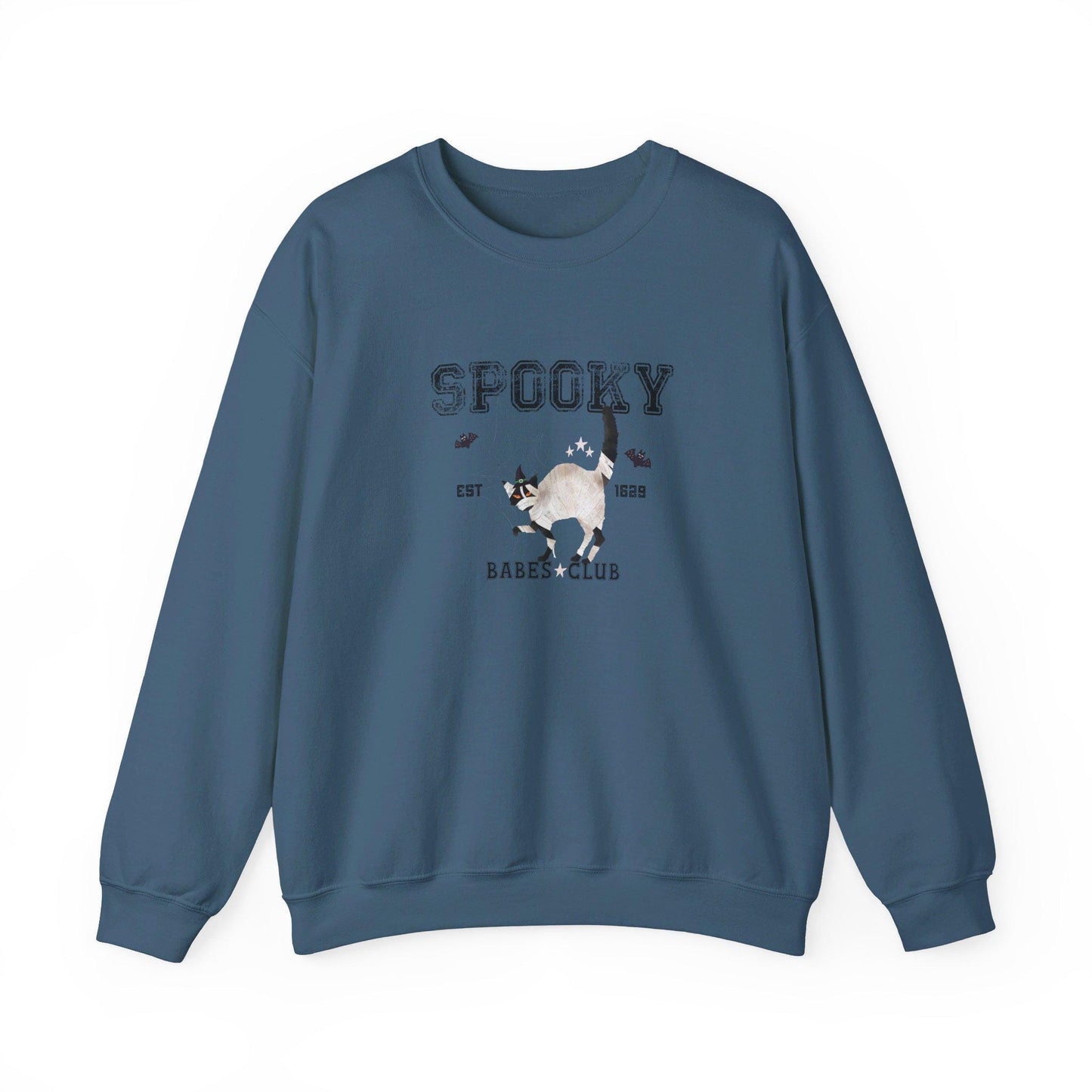 Spooky Babes Club, Halloween Crewneck Sweatshirt, Halloween apparel, Cozy Halloween sweatshirt, Trick or treat shirt, Retro Apparel, Modern