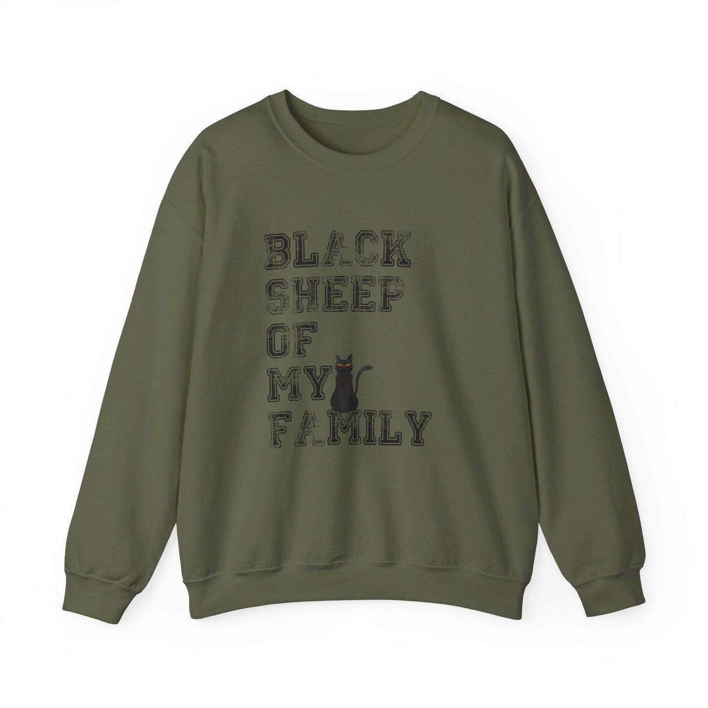 Black Sheep Of My Family Crewneck sSweatshirt,Halloween Sweatshirt,Halloween Apparel, Cozy Halloween sweatshirt,Trick Or Treat shirt, Retro