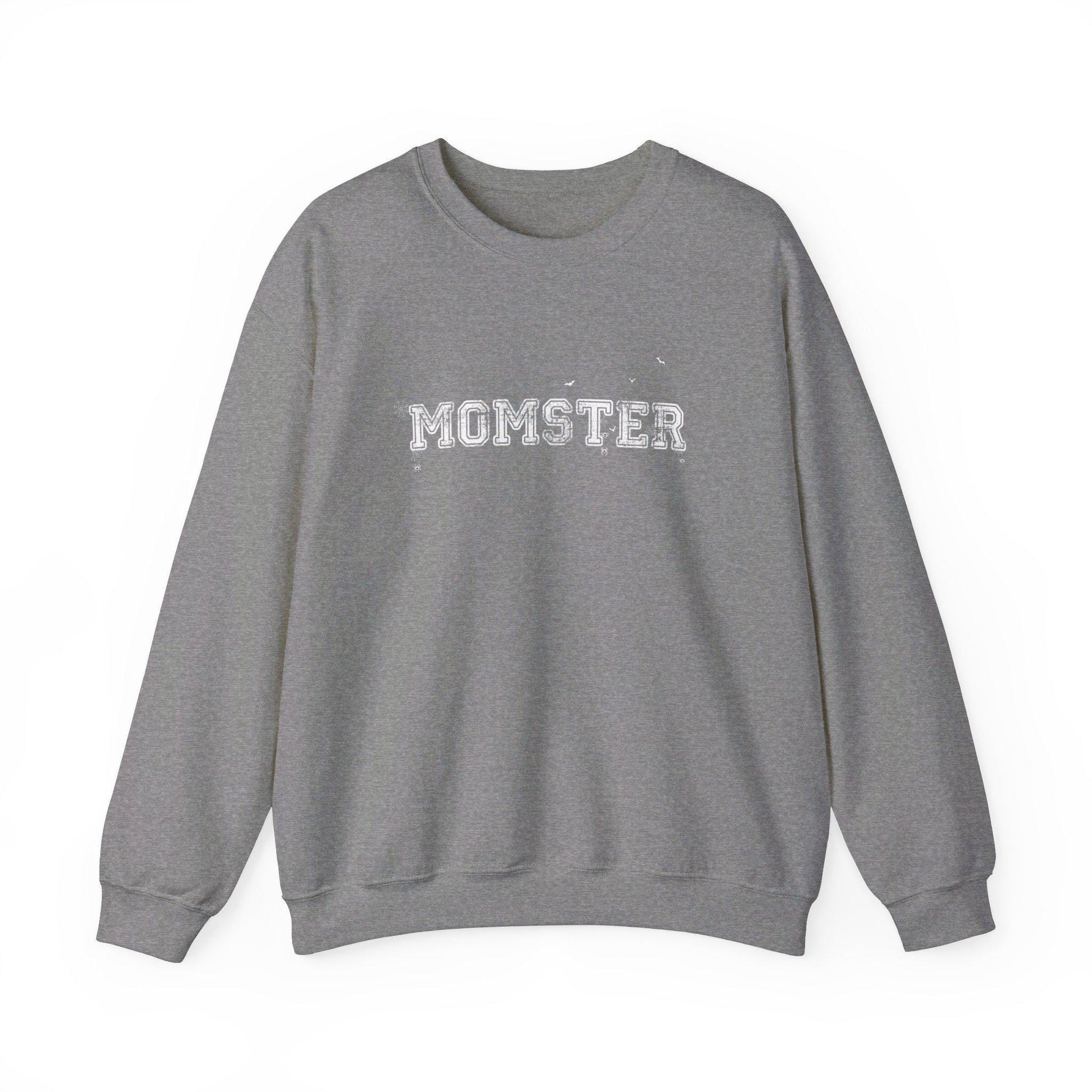 MOMSTER Crewneck Sweatshirt,Halloween Sweatshirt, Halloween apparel,CozyHalloween sweatshirt,Trick or treat shirt,Modern,Retro Halloween