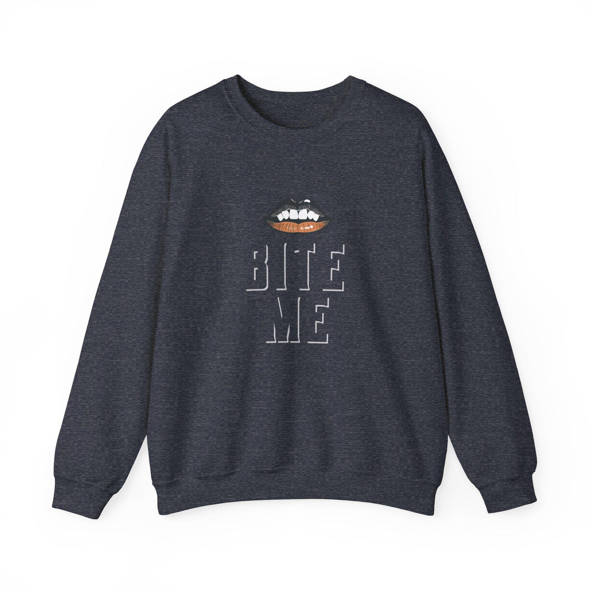 BITE ME Crewneck Sweatshirt,Halloween Sweatshirt, Halloween apparel, CozyHalloween sweatshirt, Trick or treat shirt,Sassy Halloween, Modern