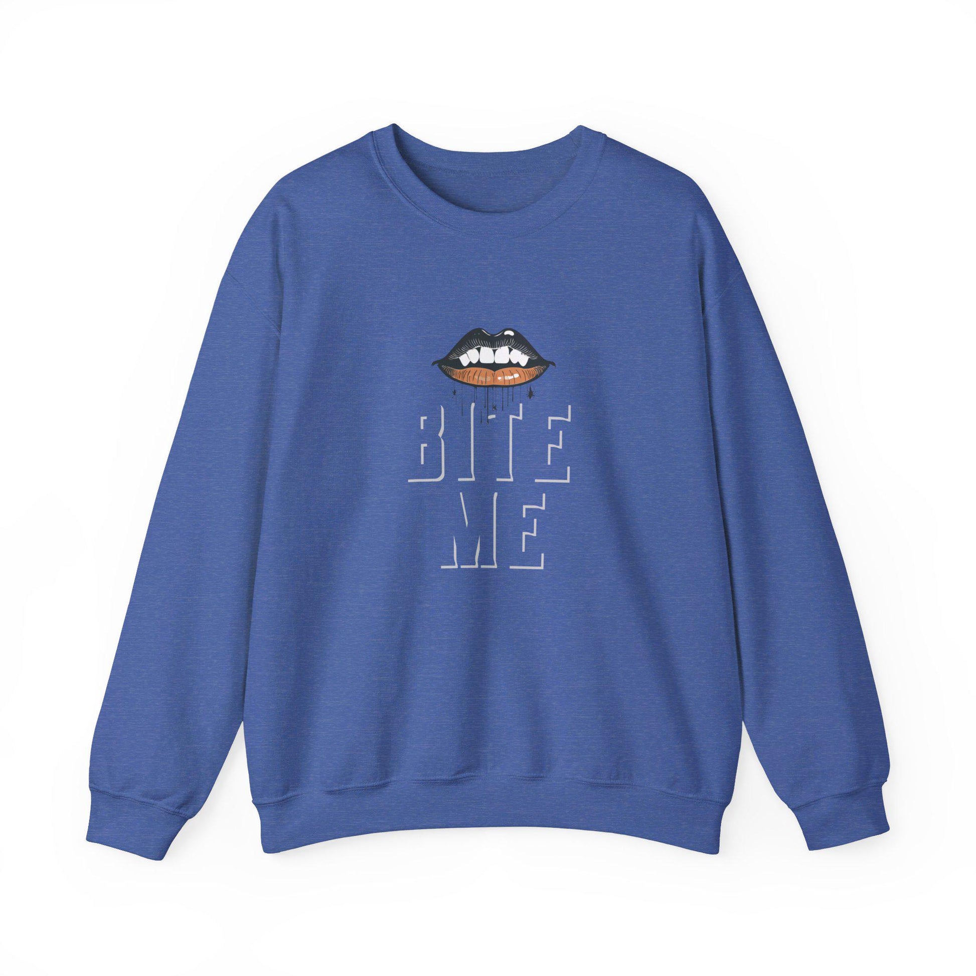 BITE ME Crewneck Sweatshirt,Halloween Sweatshirt, Halloween apparel, CozyHalloween sweatshirt, Trick or treat shirt,Sassy Halloween, Modern