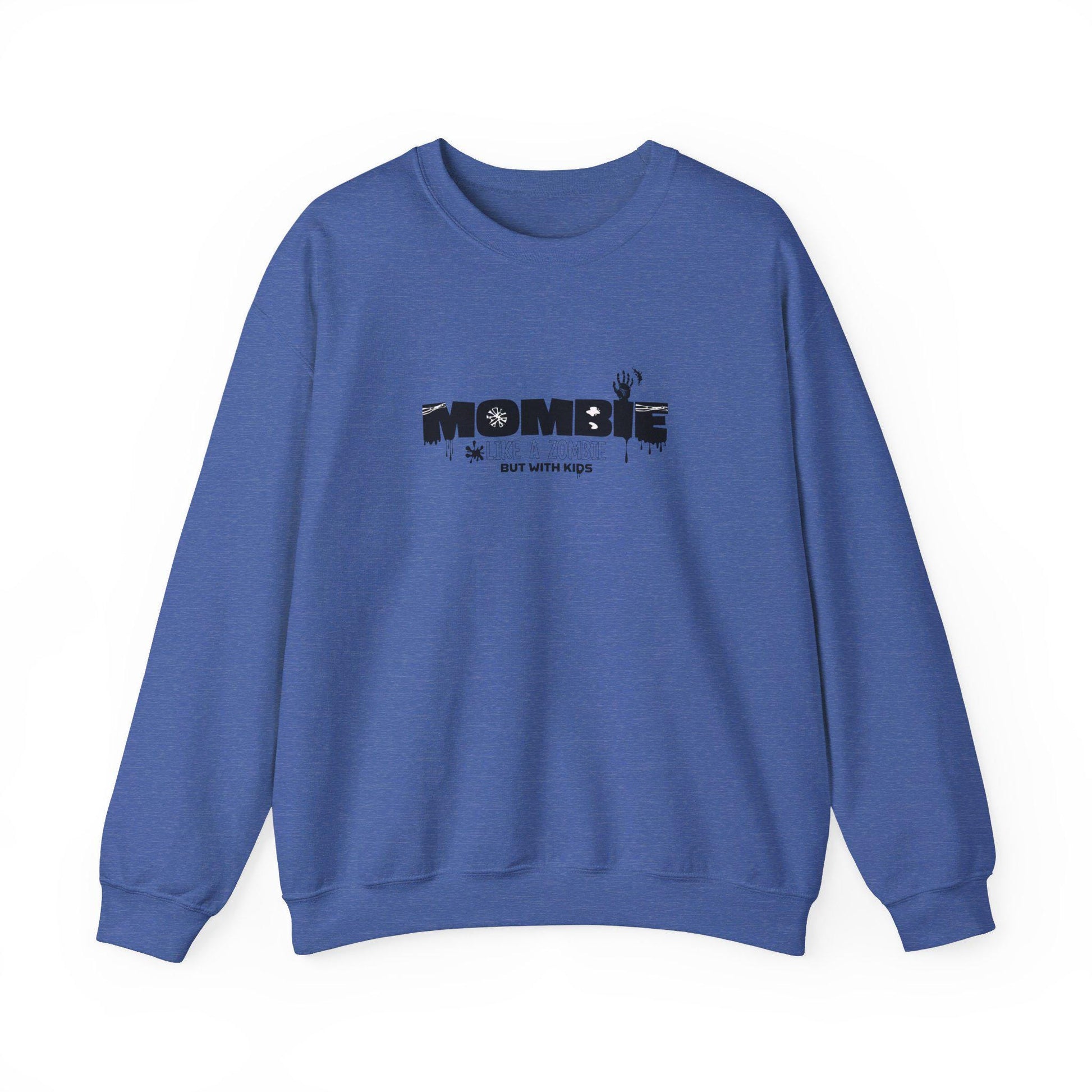 MOMBIE Like A Zombie but with Kids Crewneck Sweatshirt,Halloween Sweatshirt,Halloween apparel,CozyHalloween sweatshirt,Trick or treat shirt