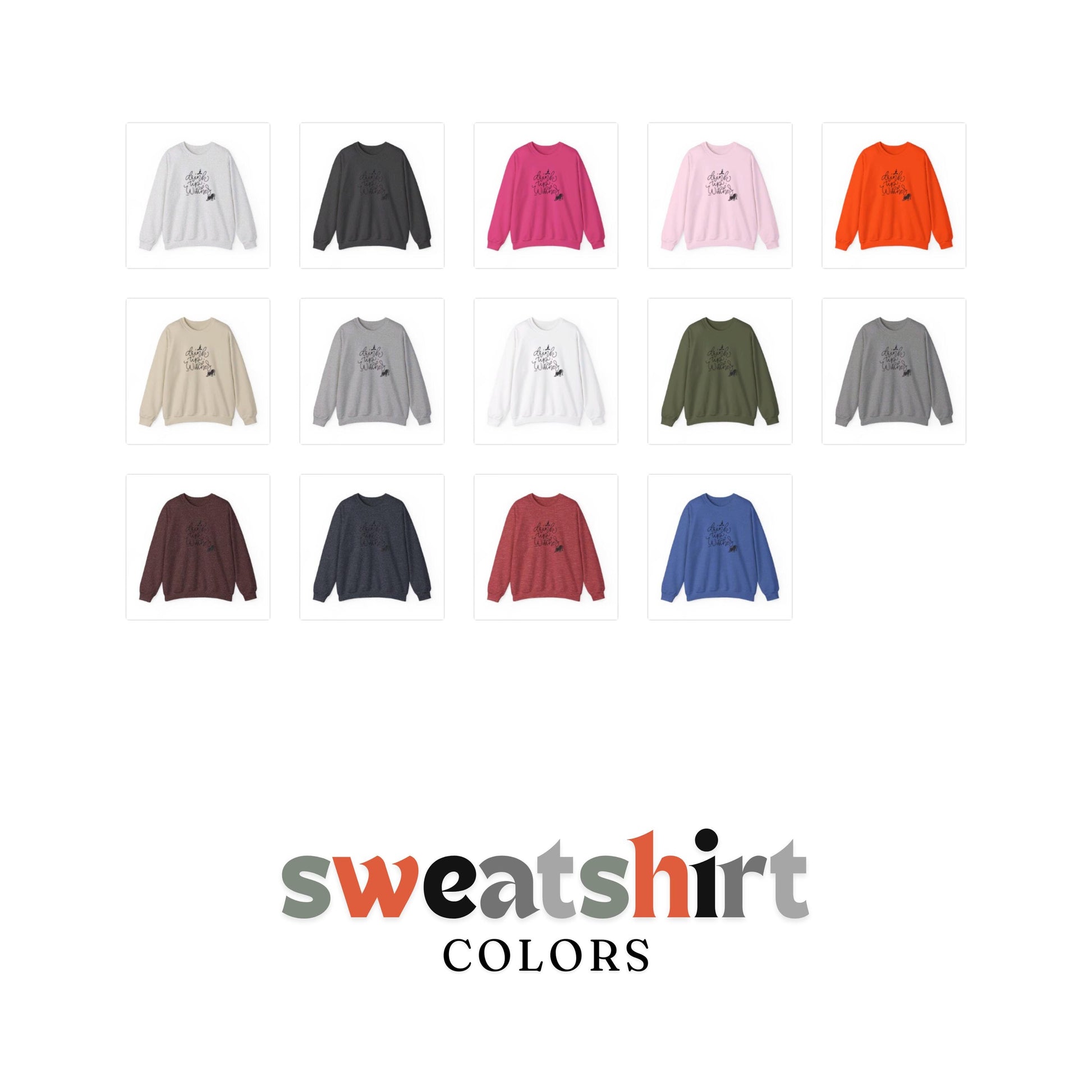 Wear this Halloween Sweatshirt for the Halloween Fan! Unisex sizing.
Don’t miss out on the chance to add some fun to your Halloween wardrobe. Get ready to turn heads this spooky season!