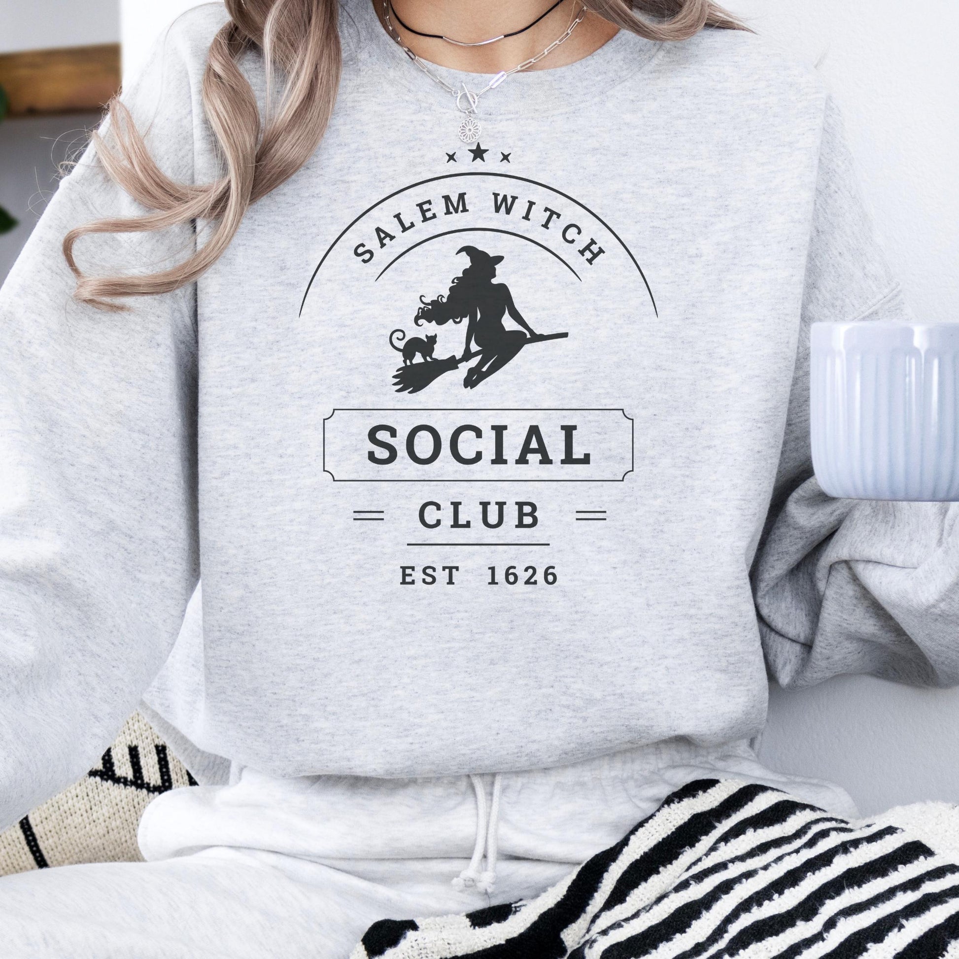 Wear this Halloween Sweatshirt for the Halloween Fan! Unisex sizing.
Don’t miss out on the chance to add some fun to your Halloween wardrobe. Get ready to turn heads this spooky season!