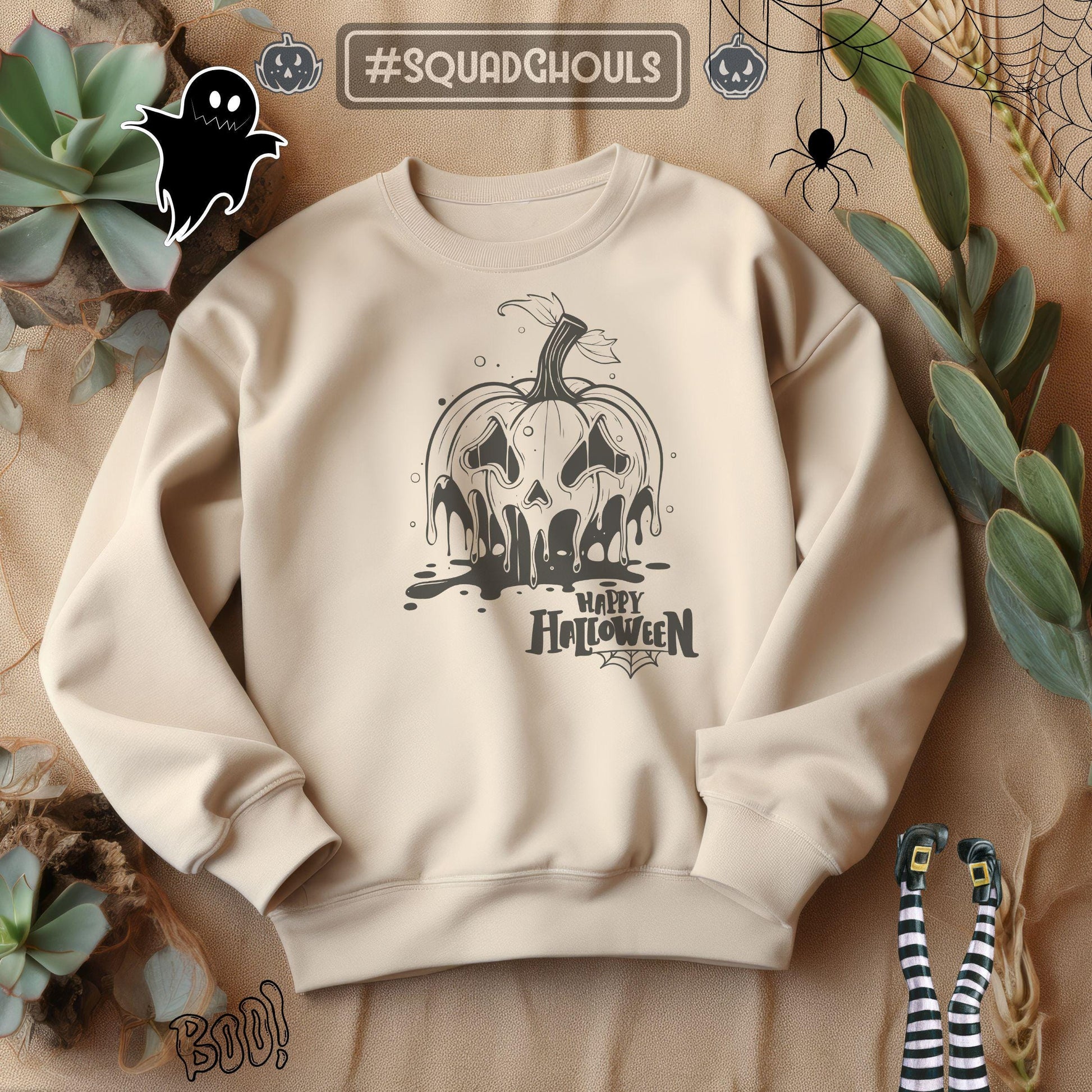 Wear this Halloween Sweatshirt for the Halloween Fan! Unisex sizing.
Don’t miss out on the chance to add some fun to your Halloween wardrobe. Get ready to turn heads this spooky season!