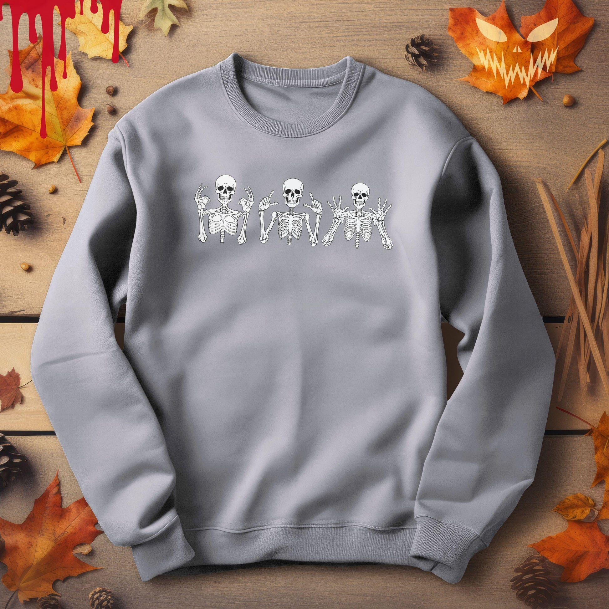 Introducing our latest crewneck sweatshirt, perfect for adding some Halloween style to your wardrobe! Made from soft and comfortable cotton, this sweatshirt is ideal for cozying up during the spooky season.