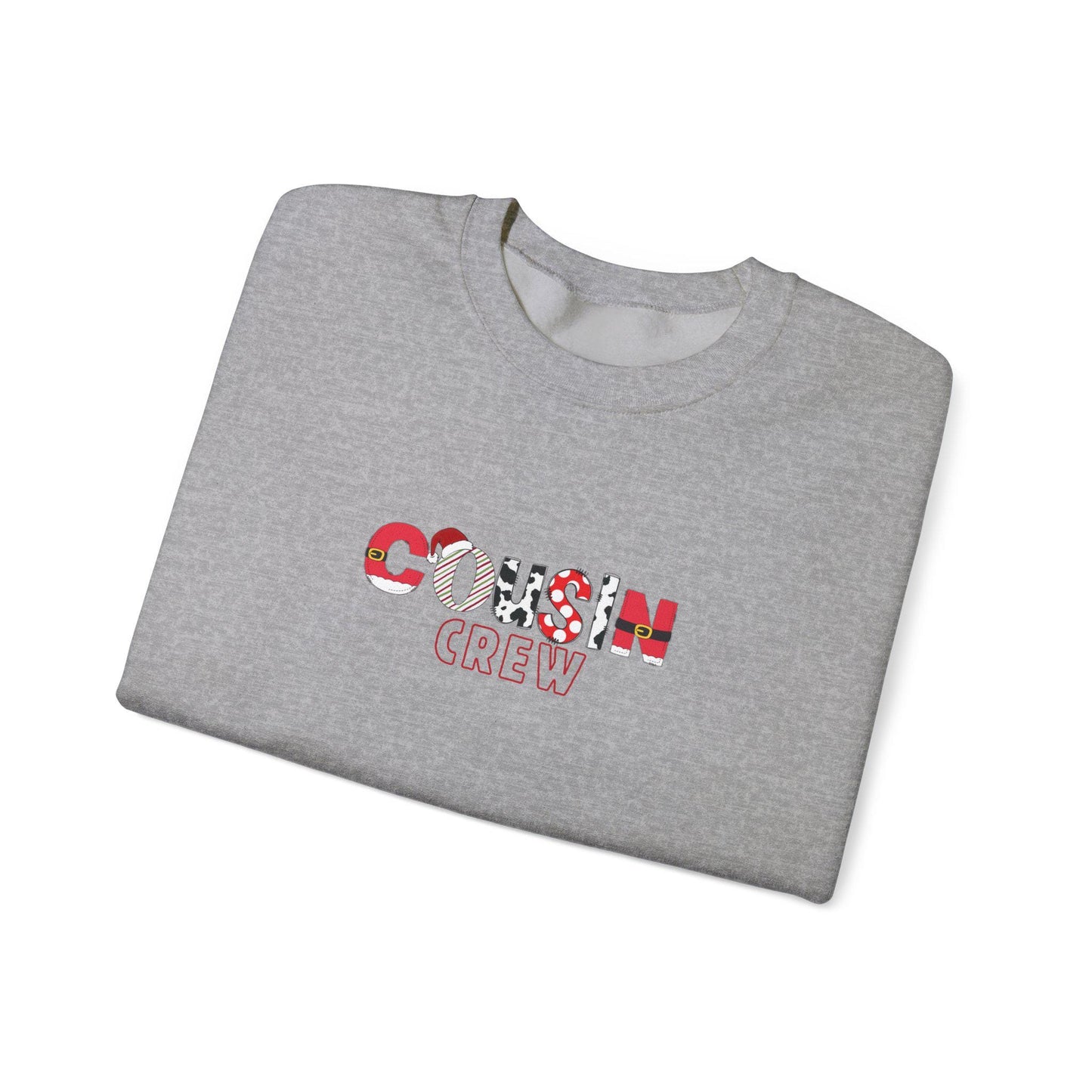 Adult Cousin Crew Family Matching Sweatshirt, Unisex Sweatshirt, Family Reunion Gift, Cousin Squad, Crew Neck Jumper, Matching Cousin gifts