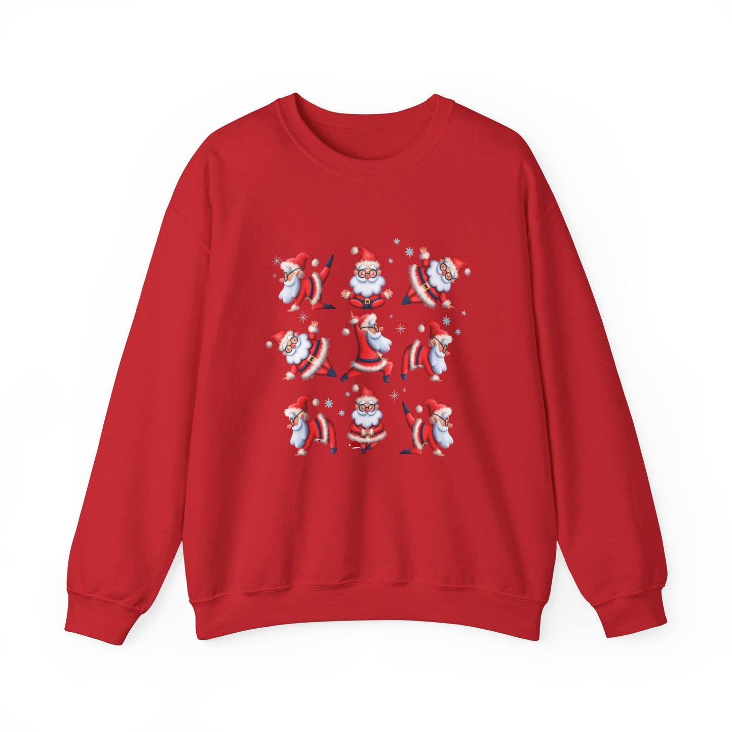 Crewneck Sweatshirt Santa Yoga Adult, Zen Holiday Life, Chillin Santa,Christmas Gift, Family Gift for the Holidays, Matching Shirts