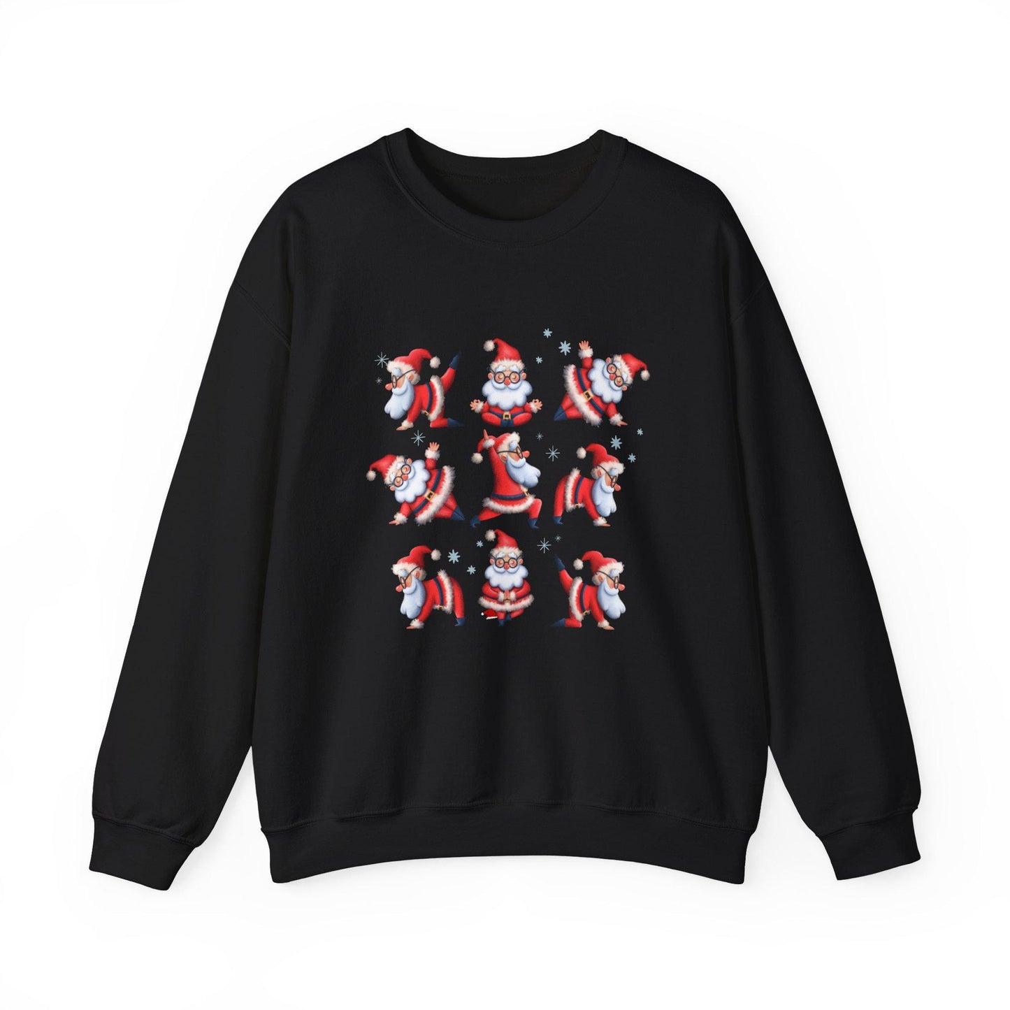 Crewneck Sweatshirt Santa Yoga Adult, Zen Holiday Life, Chillin Santa,Christmas Gift, Family Gift for the Holidays, Matching Shirts