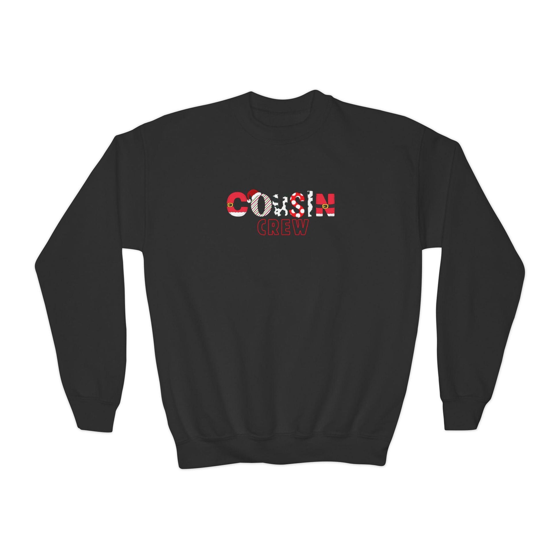 Cousin Crew Youth Crewneck Sweatshirt, Crew Family Christmas, Holiday Kids Outfit, Matching Family Shirts, Christmas Outfit for Kids, Unisex