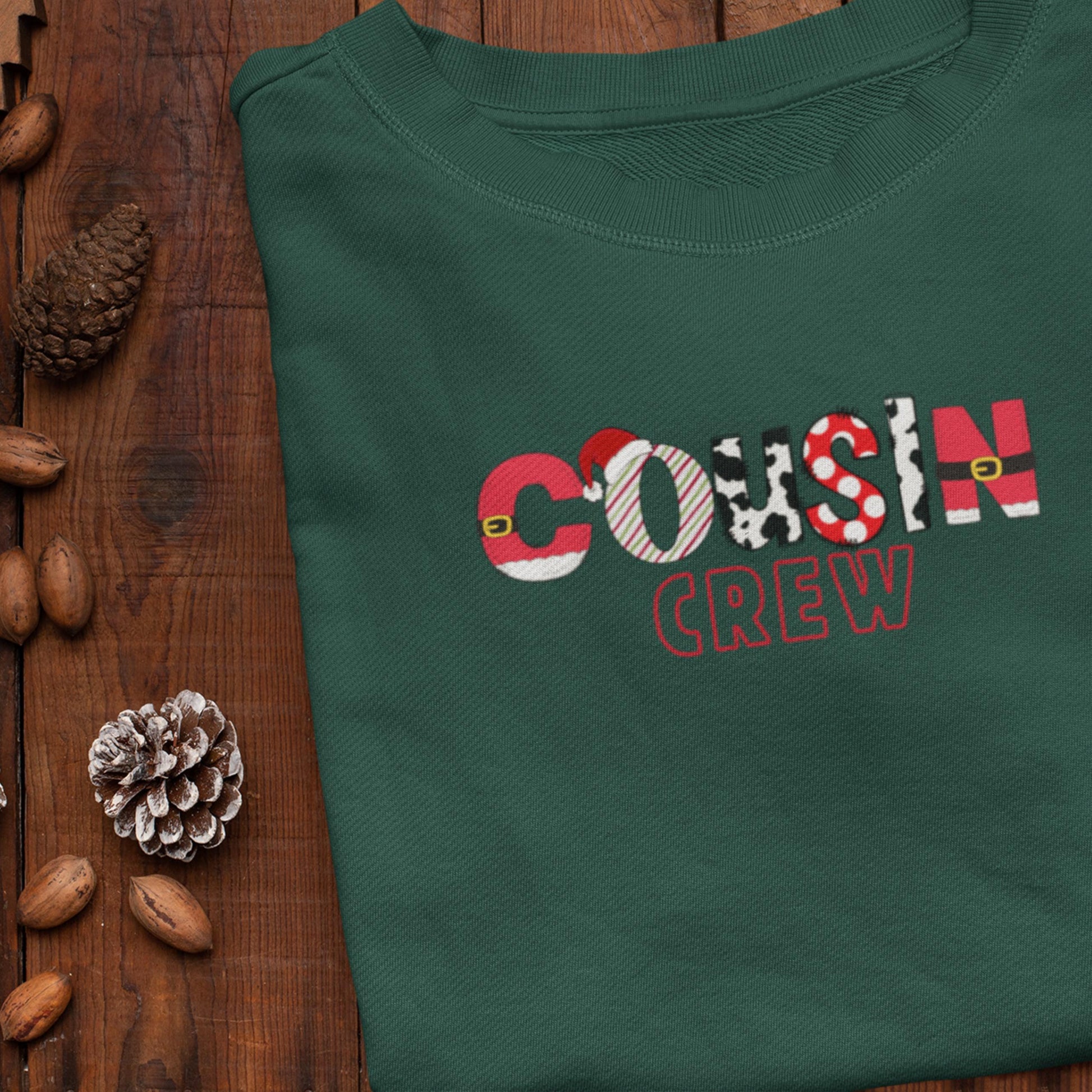Cousin Crew Youth Crewneck Sweatshirt, Crew Family Christmas, Holiday Kids Outfit, Matching Family Shirts, Christmas Outfit for Kids, Unisex