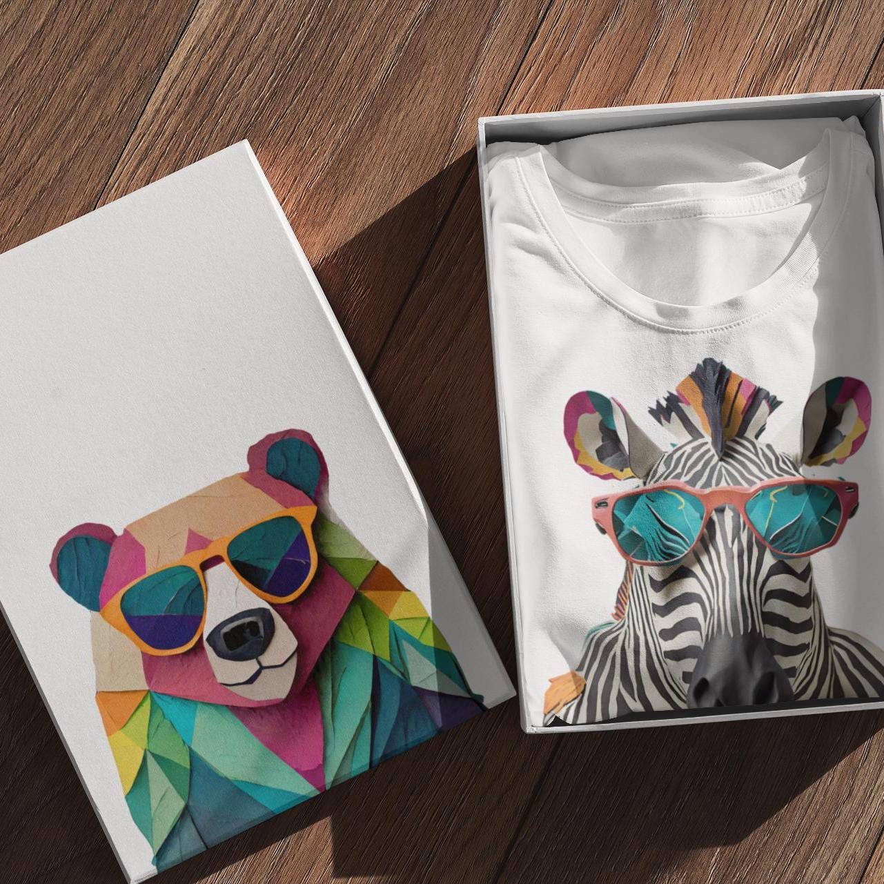 Bear-Room Minimalist Wall Art Prints-Digital Printable Kids-Modern Animal Prints-Animal Simple Colorful Decor Product Designs & Apparel