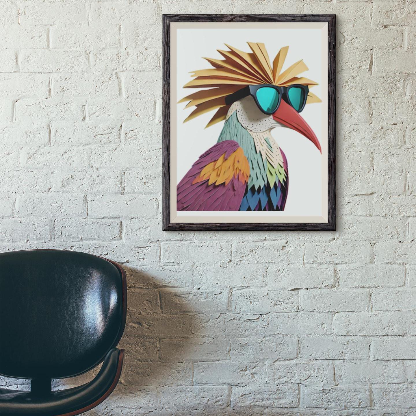 Bird-Room Minimalist Wall Art Prints-Digital Printable Kids-Modern Animal Prints-Animal Simple Colorful Decor Product Designs & Apparel