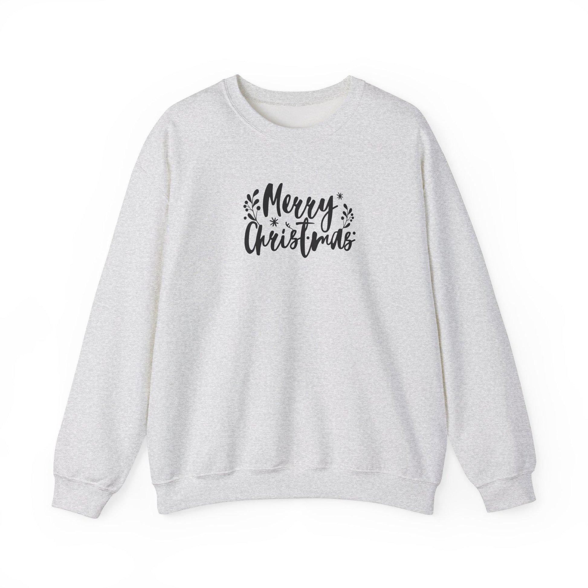 Merry Christmas Family Matching Sweatshirt, Holiday Crewneck Shirt, Xmas Gift, Winter Pullover, Festive Top, Modern Holiday Top, Basic Xmas
