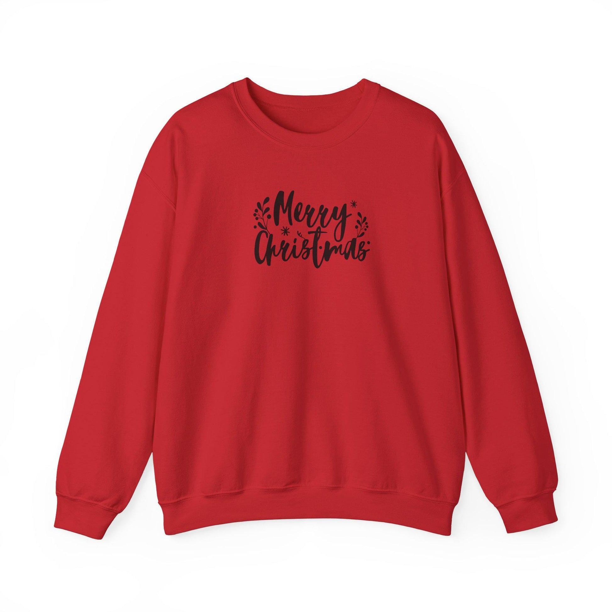 Merry Christmas Family Matching Sweatshirt, Holiday Crewneck Shirt, Xmas Gift, Winter Pullover, Festive Top, Modern Holiday Top, Basic Xmas