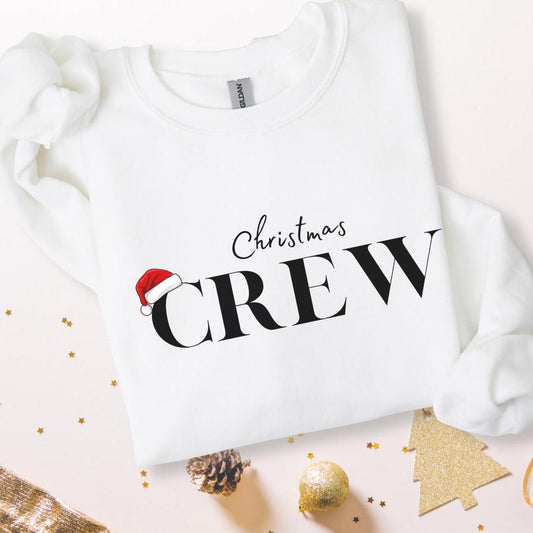Christmas Crew Modern Family Matching Sweatshirt - Unisex Heavy Blend Sweatshirt, Xmas Family Shirt, Holiday Matching Outfits, Festive Gift