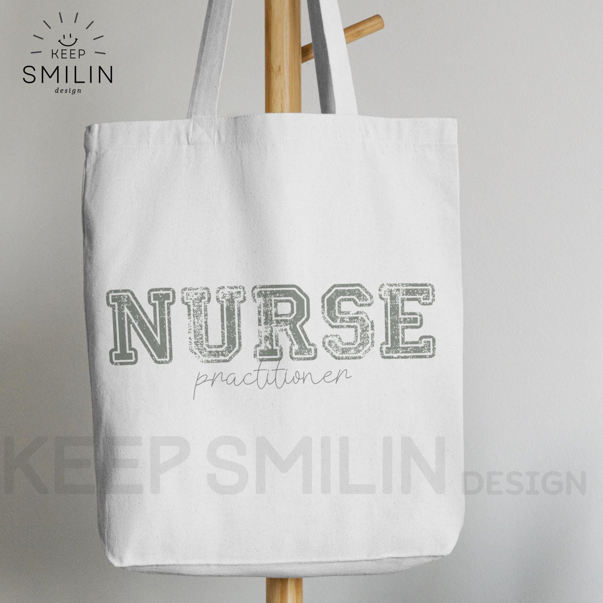 Modern Unisex Nurse Practitioner Tote Bag, Healthcare Worker Gift, Medical Professional Carryall, Nursing Student Shoulder Bag, Hospital