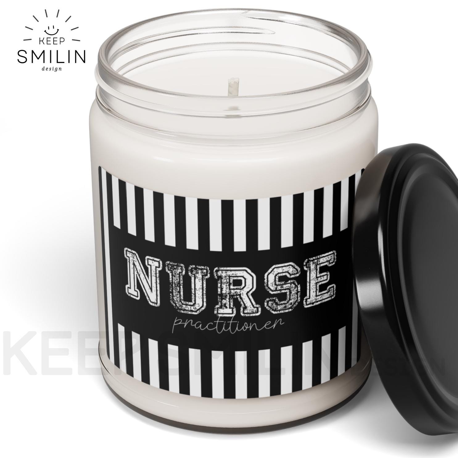 Soy Candle, Nurse Practitioner Unisex Modern Gift, Aromatherapy Home Decor, Relaxing Candle, Healthcare Appreciation Gift, Hand-Poured