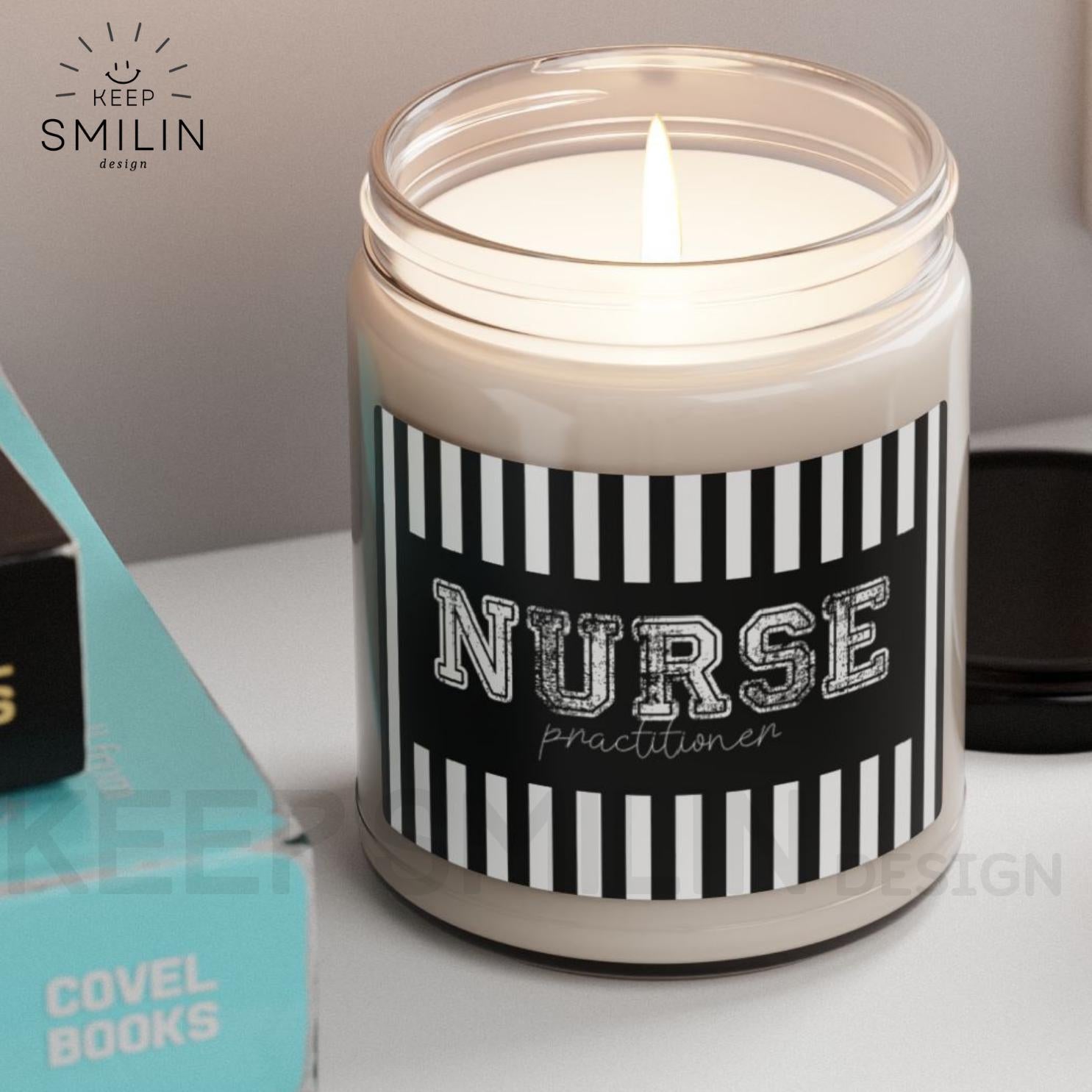 Soy Candle, Nurse Practitioner Unisex Modern Gift, Aromatherapy Home Decor, Relaxing Candle, Healthcare Appreciation Gift, Hand-Poured