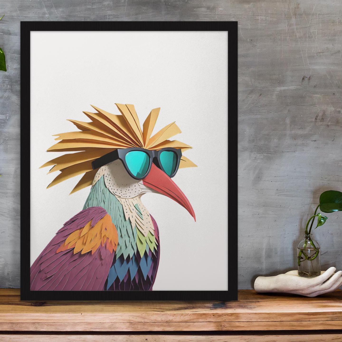 Bird-Room Minimalist Wall Art Prints-Digital Printable Kids-Modern Animal Prints-Animal Simple Colorful Decor Product Designs & Apparel