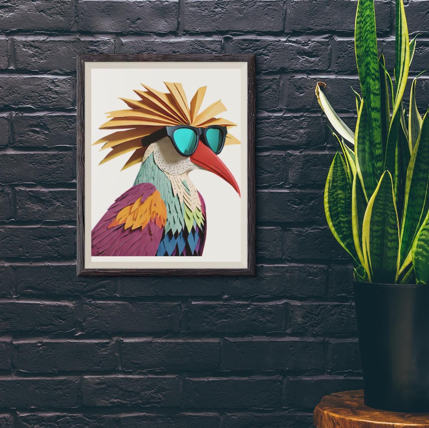 Bird-Room Minimalist Wall Art Prints-Digital Printable Kids-Modern Animal Prints-Animal Simple Colorful Decor Product Designs & Apparel