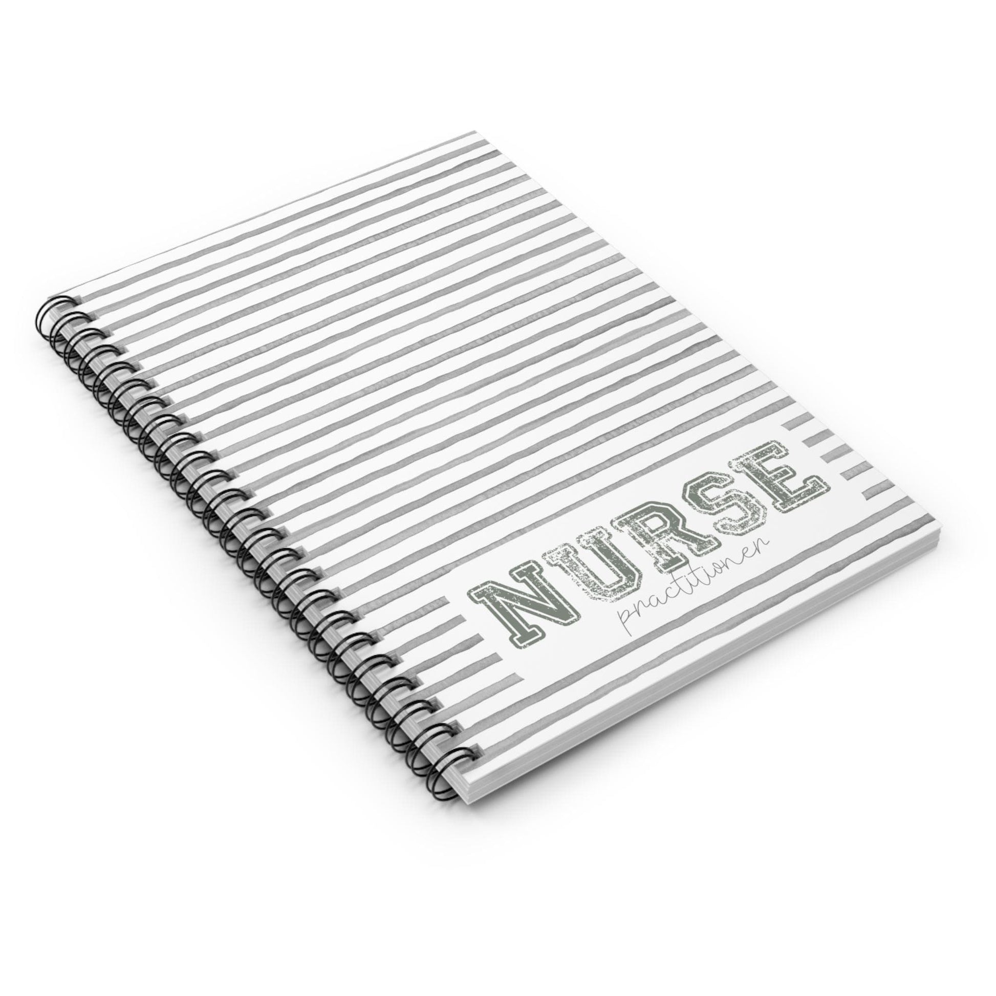 Nurse Practitioner Unisex Journal, Medical Student Gift, Spiral Notebook, Ruled Line, Nursing School Supplies, Healthcare Professional