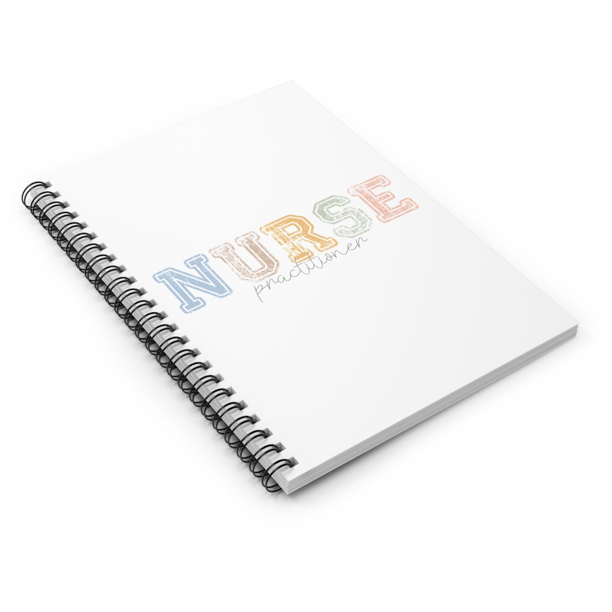 Boho Nurse Practitioner Unisex Journal, Medical Student Gift, Spiral Notebook, Ruled Line, Nursing School Supplies, Healthcare Professional