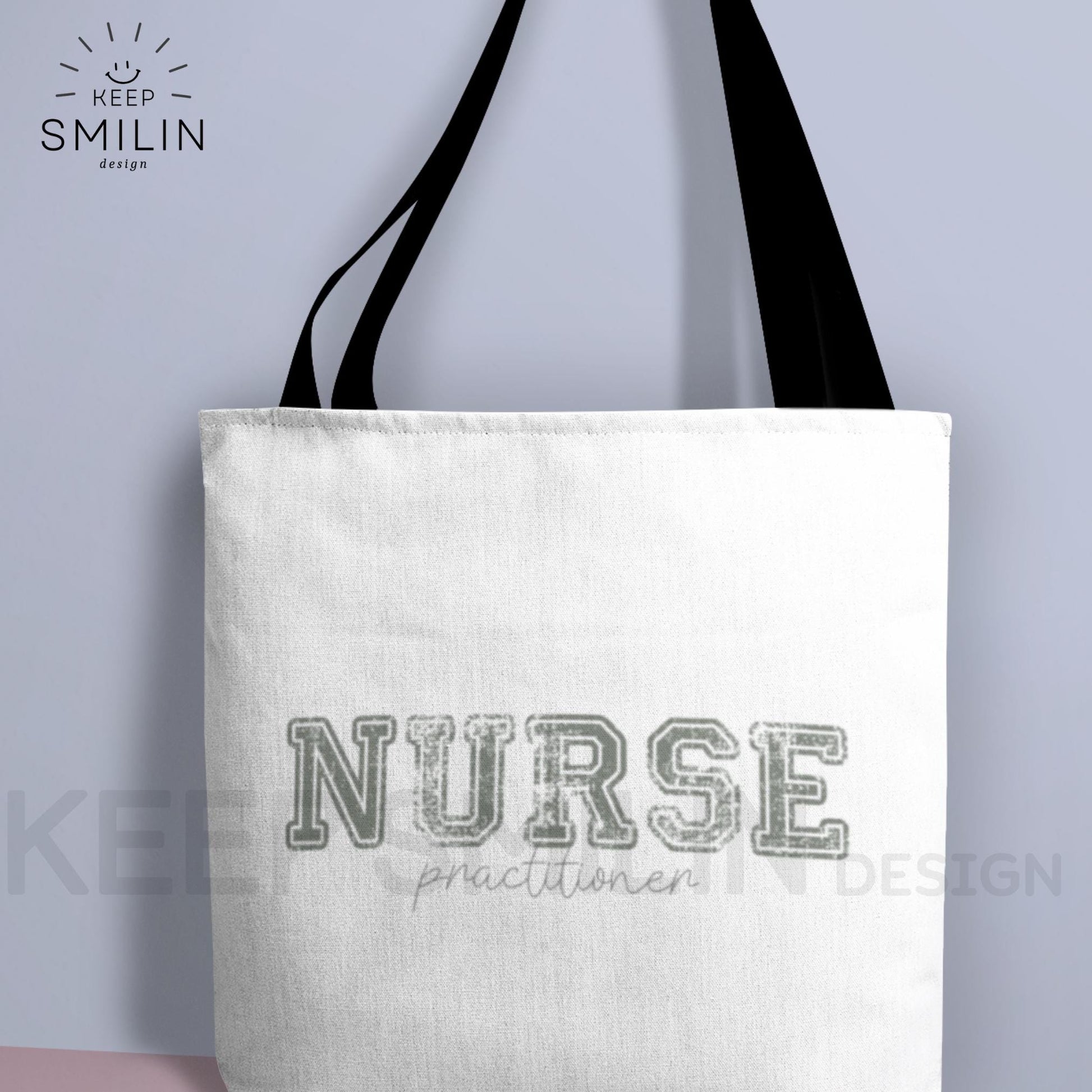 Modern Unisex Nurse Practitioner Tote Bag, Healthcare Worker Gift, Medical Professional Carryall, Nursing Student Shoulder Bag, Hospital