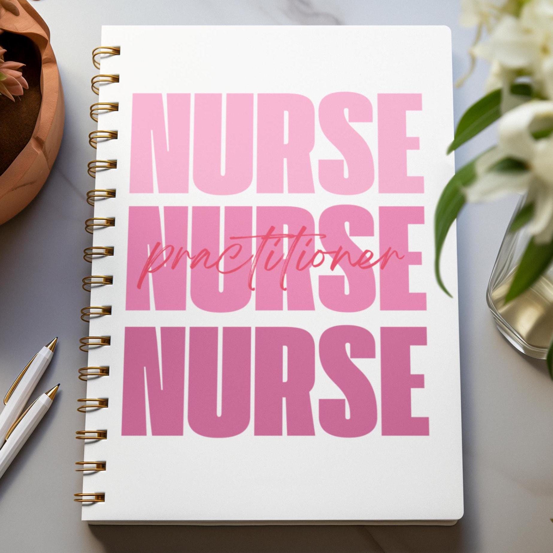 Nurse Practitioner Journal - Spiral Notebook Ruled Line, Medical Student Diary, Healthcare Graduation Gift, Doctor Notebook, Nursing School