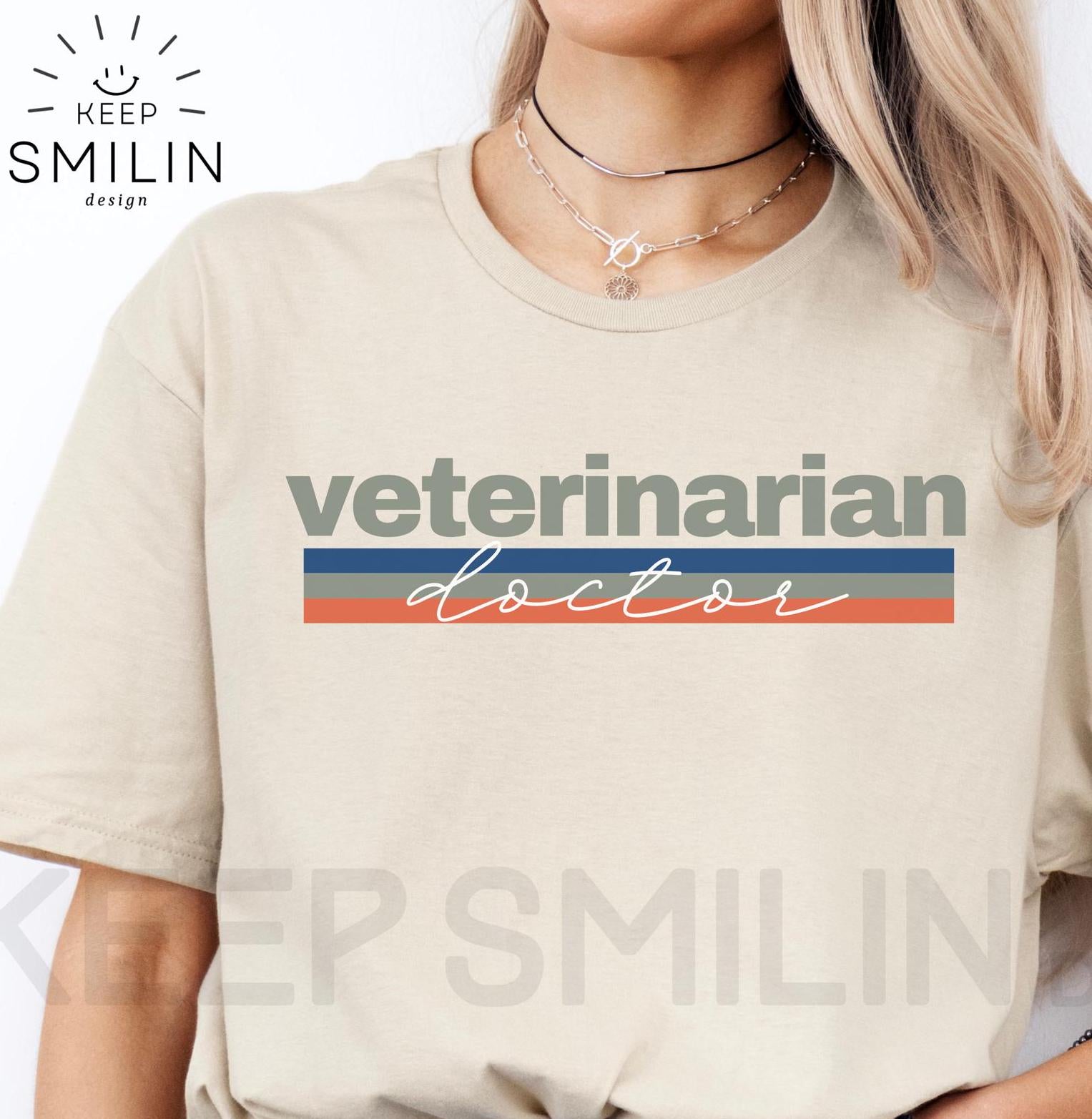 Veterinarian Doctor Tee Shirt - Unisex Heavy Cotton T-Shirt, Animal Lover Gift, Vet Graduation Present, Pet Owner Apparel, Veterinary