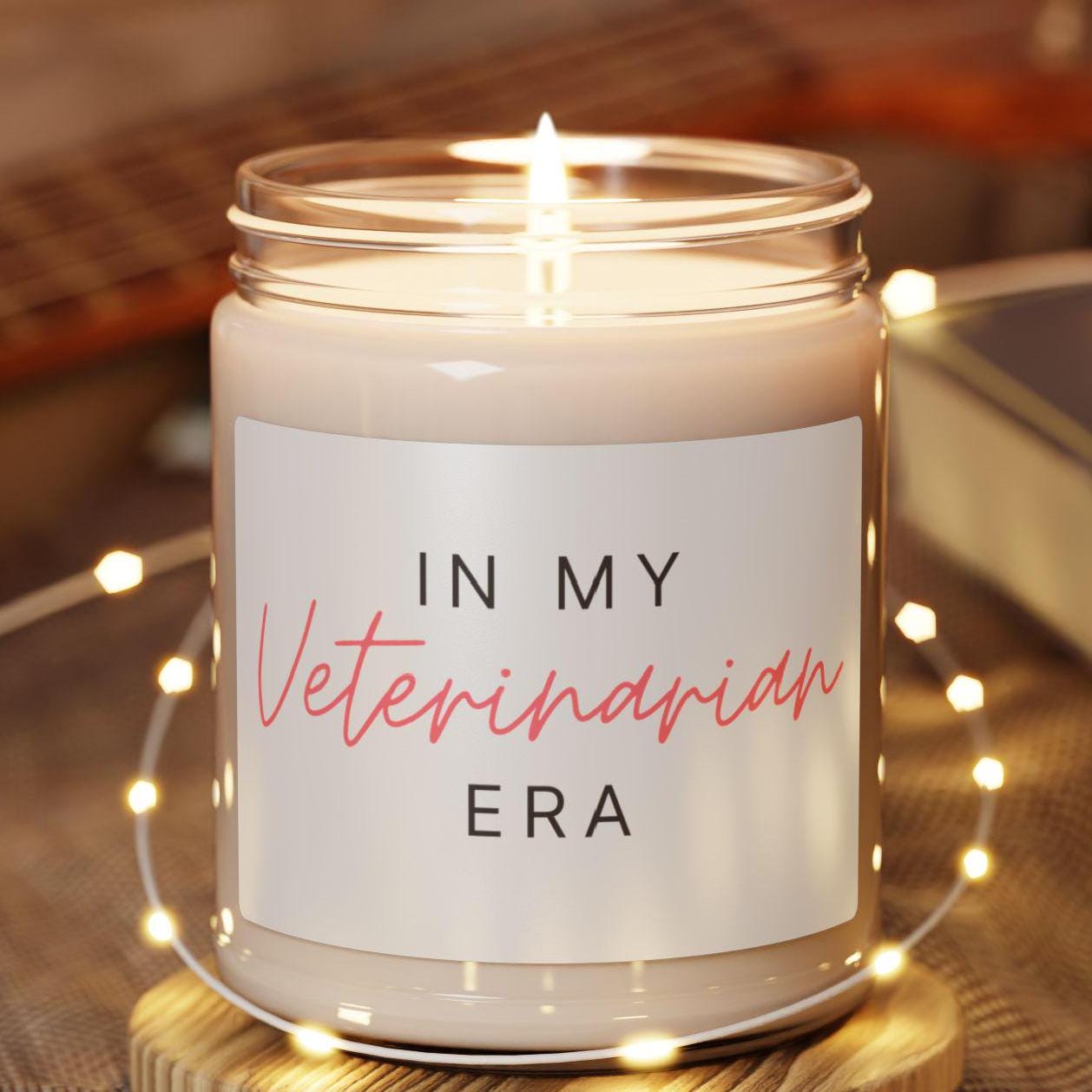 Soy Candle, Veterinarian Era Theme, 9oz, 3 Scents, Relaxation Gift, Aromatherapy Candle, Home Decor Gift, Holiday Gift, Pet Lover Gift