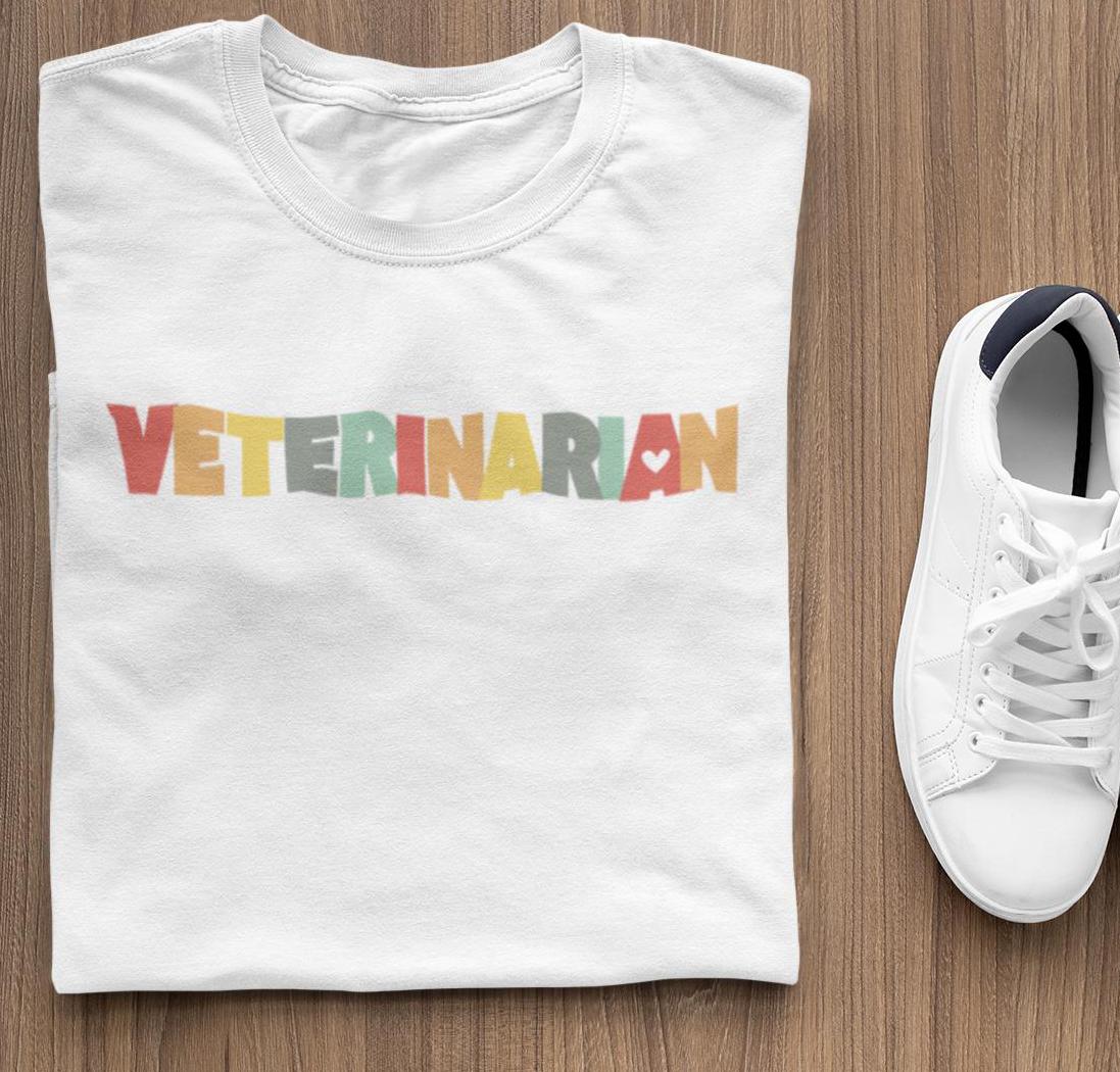 Veterinarian Unisex Tee, Animal Lover Shirt, Pet Vet T-Shirt, Vet Tech Gift, Veterinarian Appreciation Tee, Veterinarian Graduation Shirt