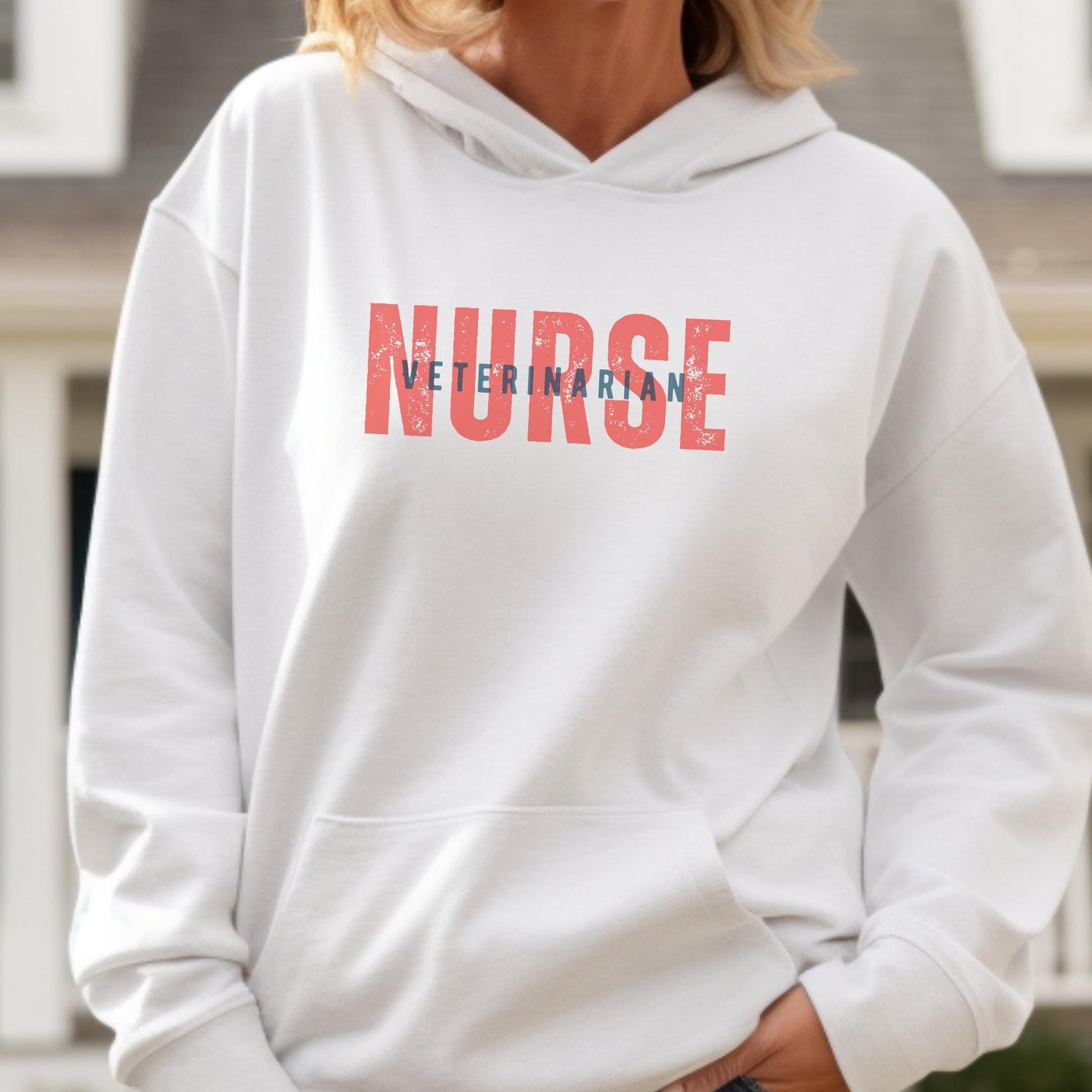Veterinarian Nurses Hoodie - Unisex Veterinarian Sweatshirt, Animal Lover Gift, Vet Tech Pullover, Vet Assistant Sweater, Veterinary