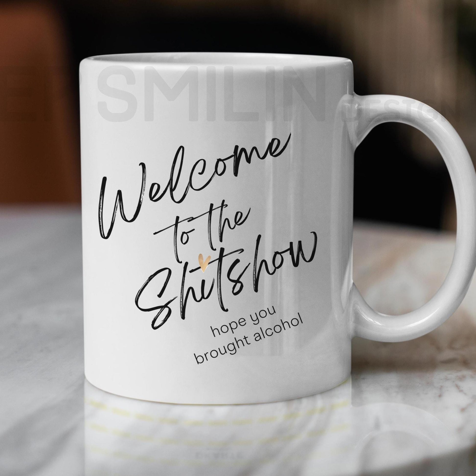 Shit Show Gift, Funny Ceramic Mug, Sarcastic Coffee Cup, Welcome to the Shit Show Mug, Alcohol Lover Gift, 11oz 15oz Cup
