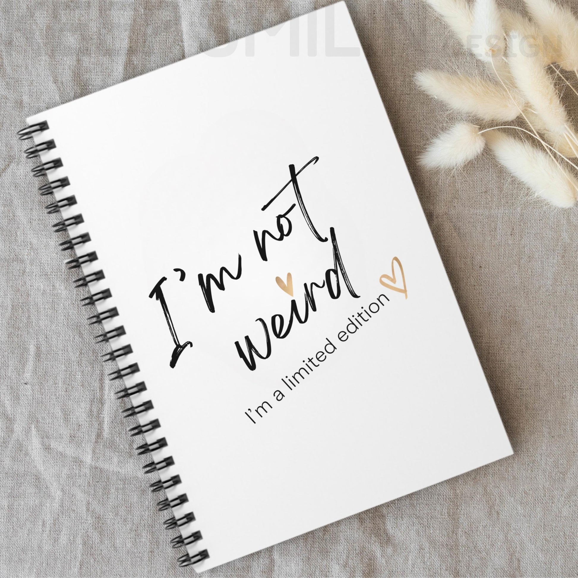Limited Edition Spiral Notebook - Ruled Line Journal for Unique Minds, Writing Journal, Personal Diary, Gift for Writers, Stationery