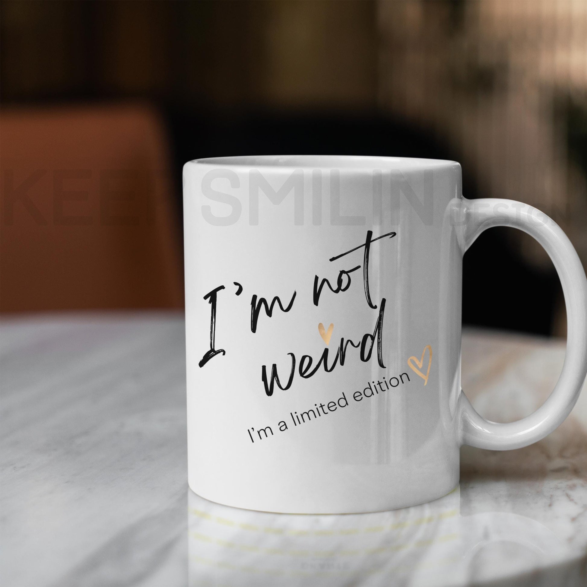 Ceramic Mug, Unique Limited Edition Coffee Cup, Quirky Funny Tea Mug, Novelty Gift Idea, Birthday Mug, Cute Office Desk Decor, 11oz, 15oz